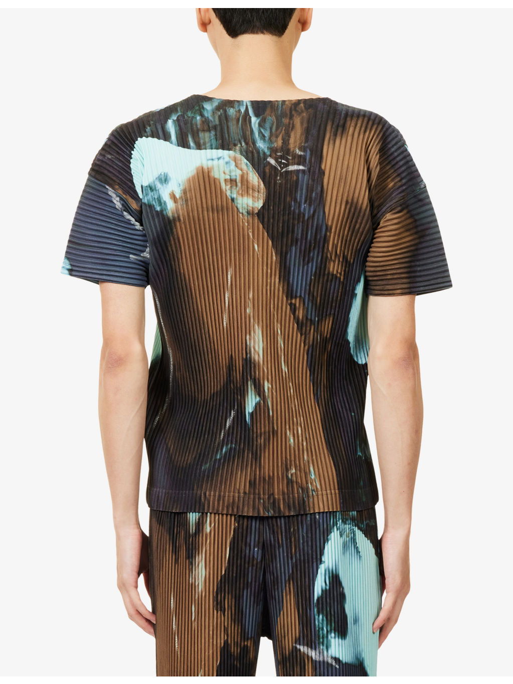 Agate Pleated Knitted T-Shirt - 4