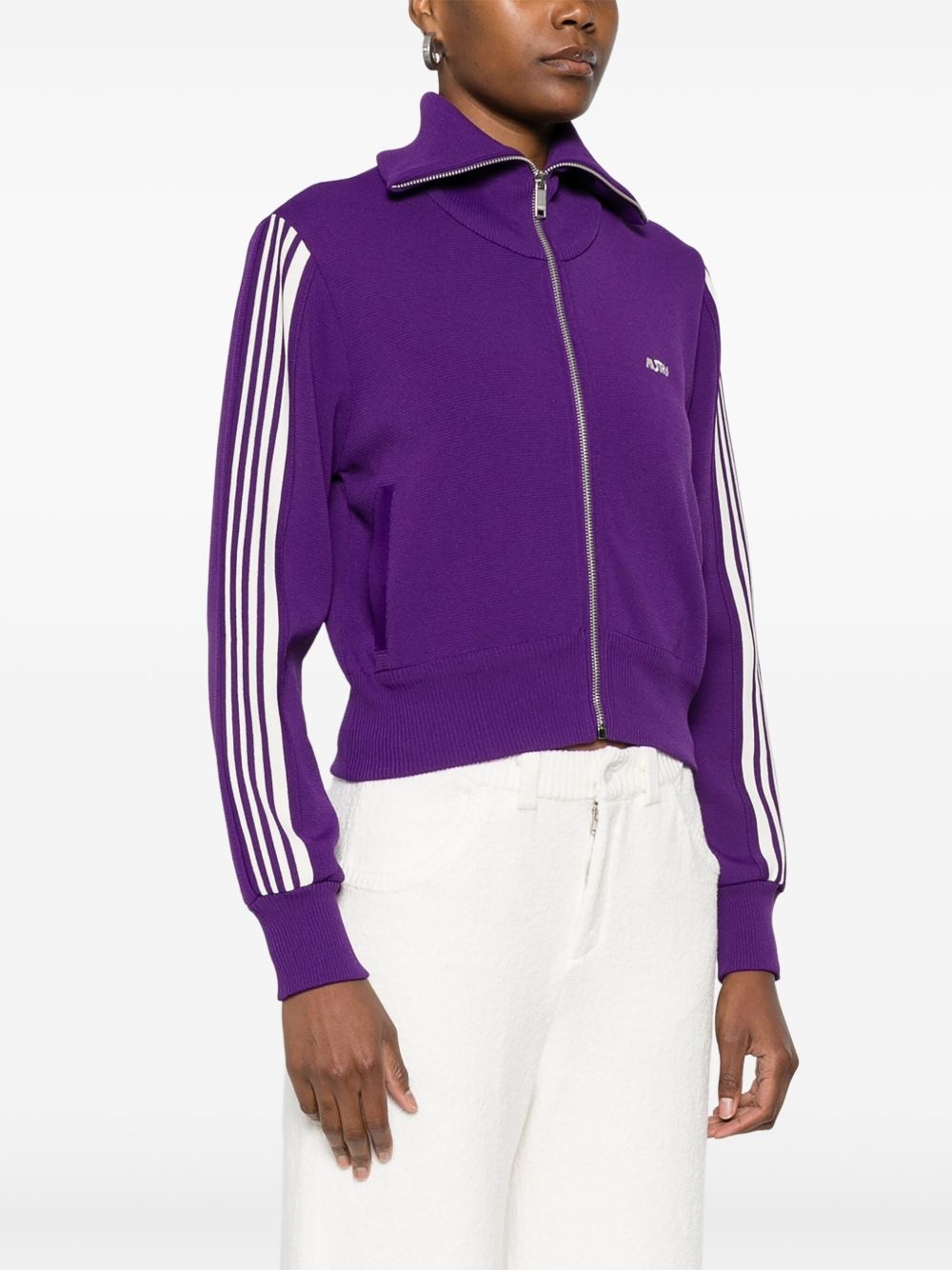 knitted track jacket - 3