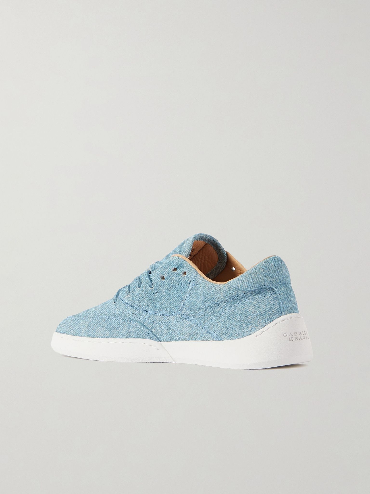 Ohio printed suede sneakers Light denim - 3