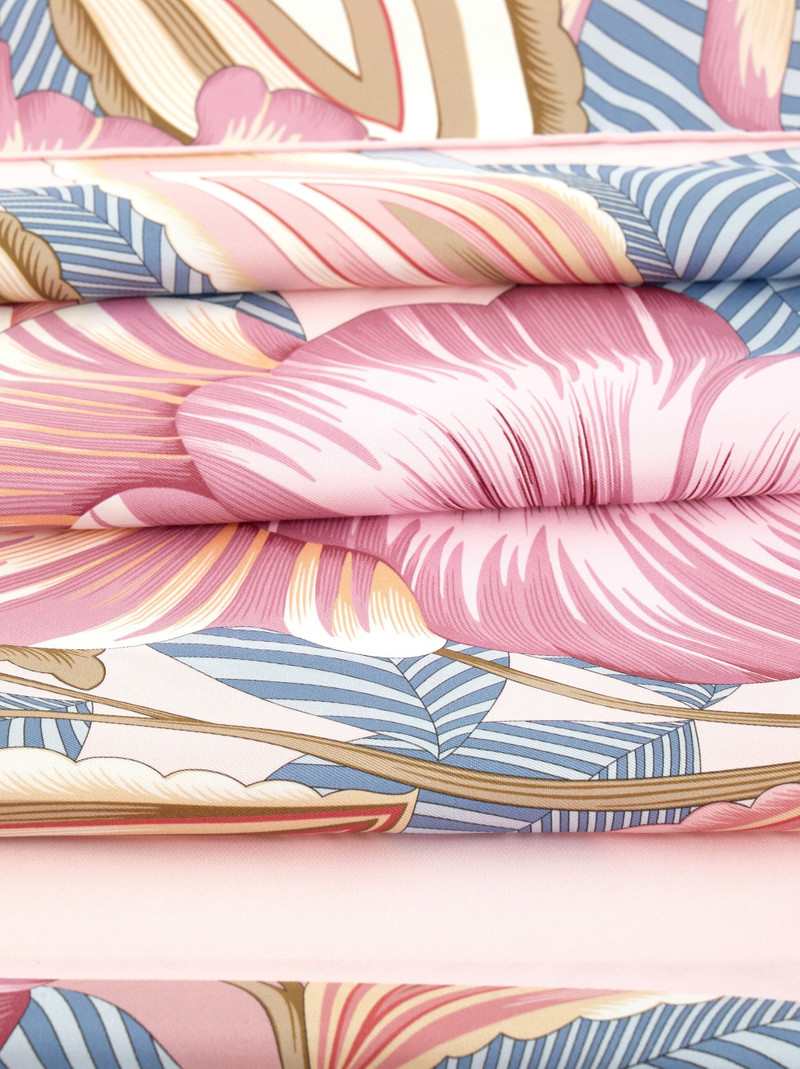 FERRAGAMO Brezza print silk scarf outlook