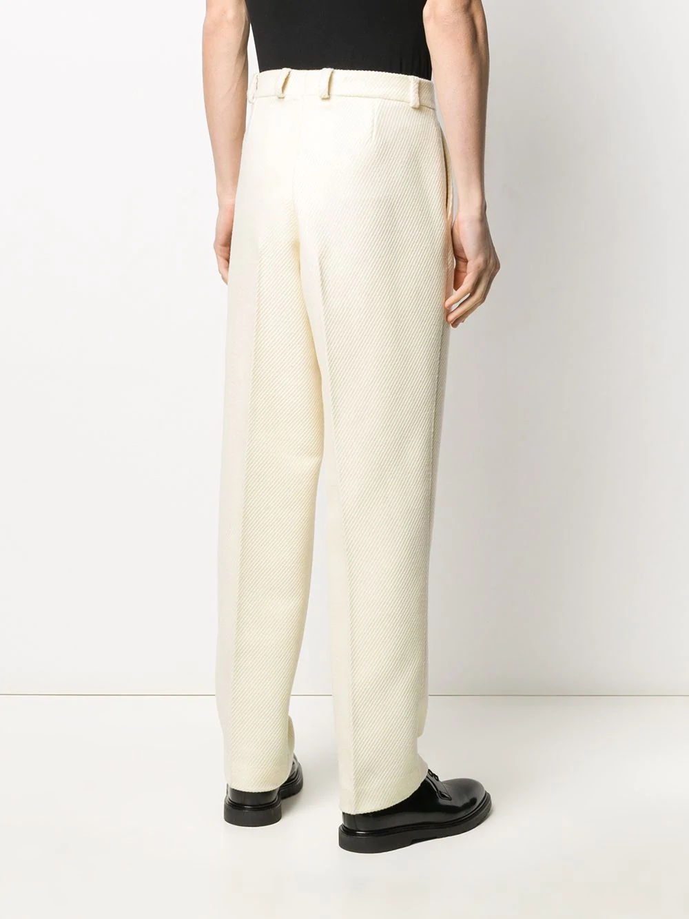 wide-fit pleated trousers - 4