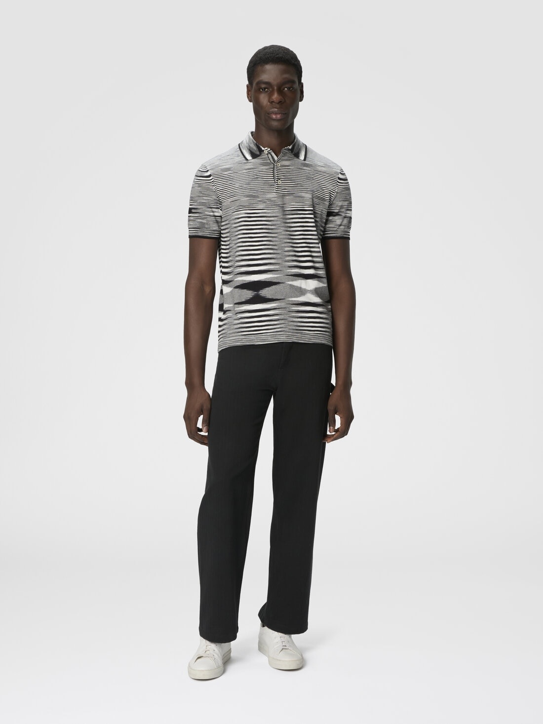 Slub cotton polo shirt - 2