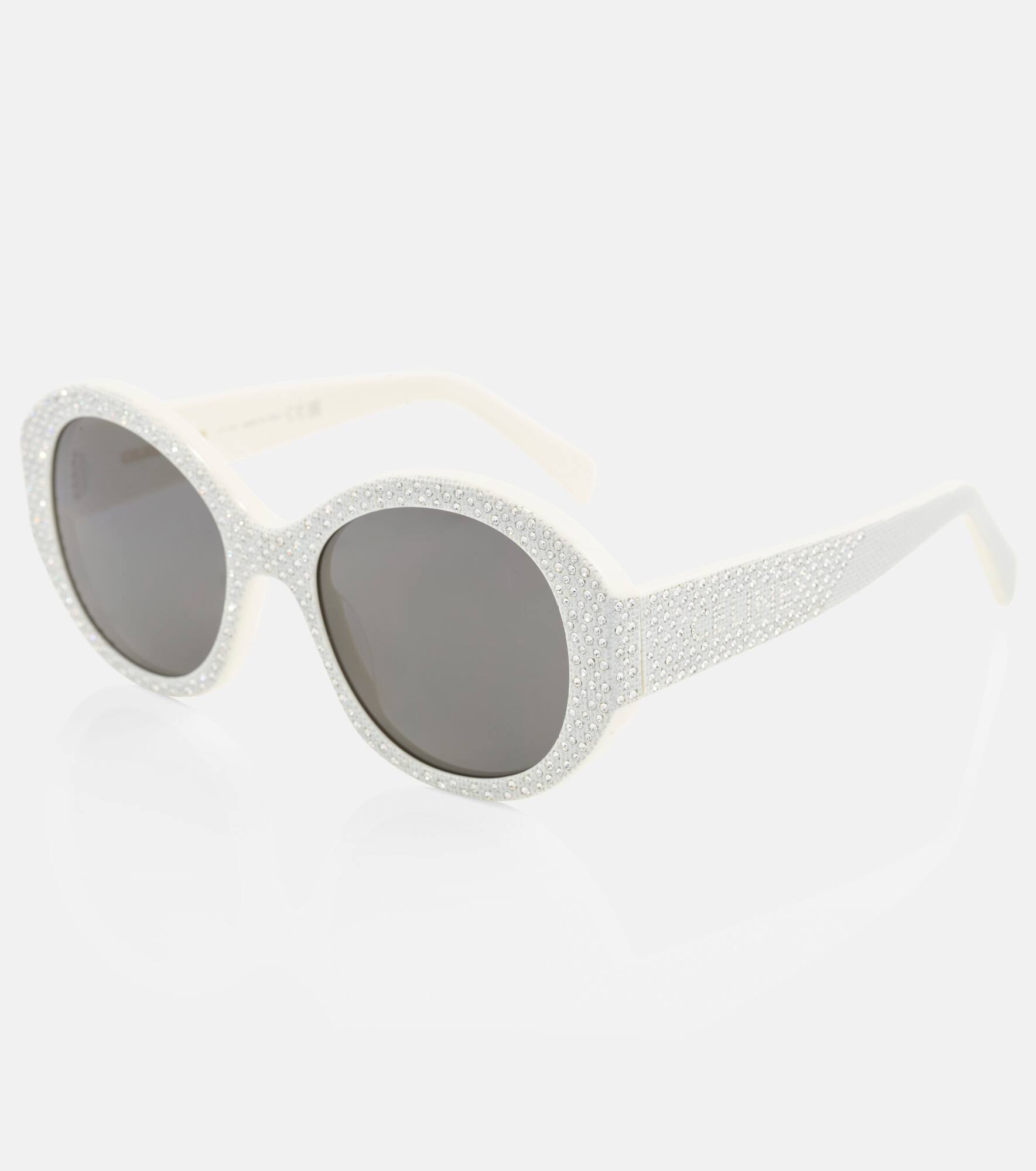 Bold 3 Dots embellished round sunglasses - 4