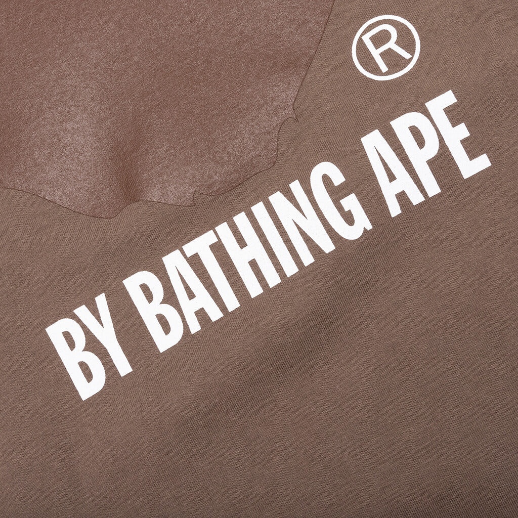 BY BATHING APE L/S TEE - BROWN - 3