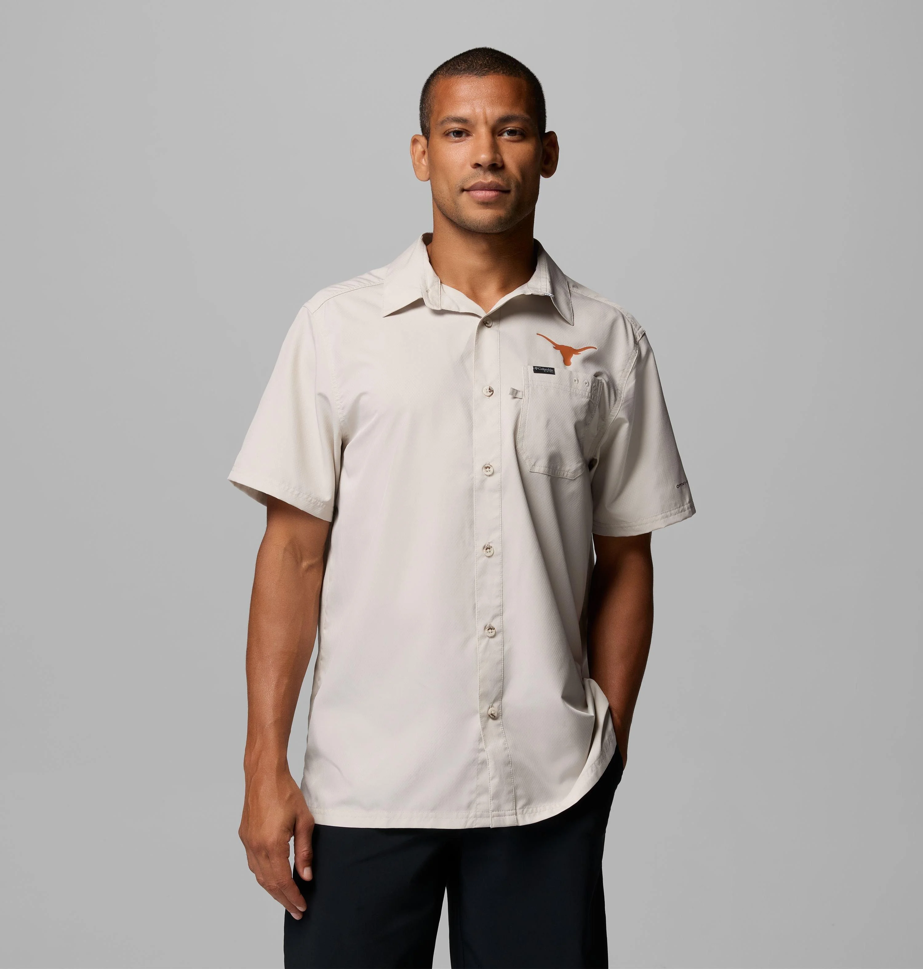 Men's Collegiate PFG Slack Tide Camp Shirt - Texas - 1