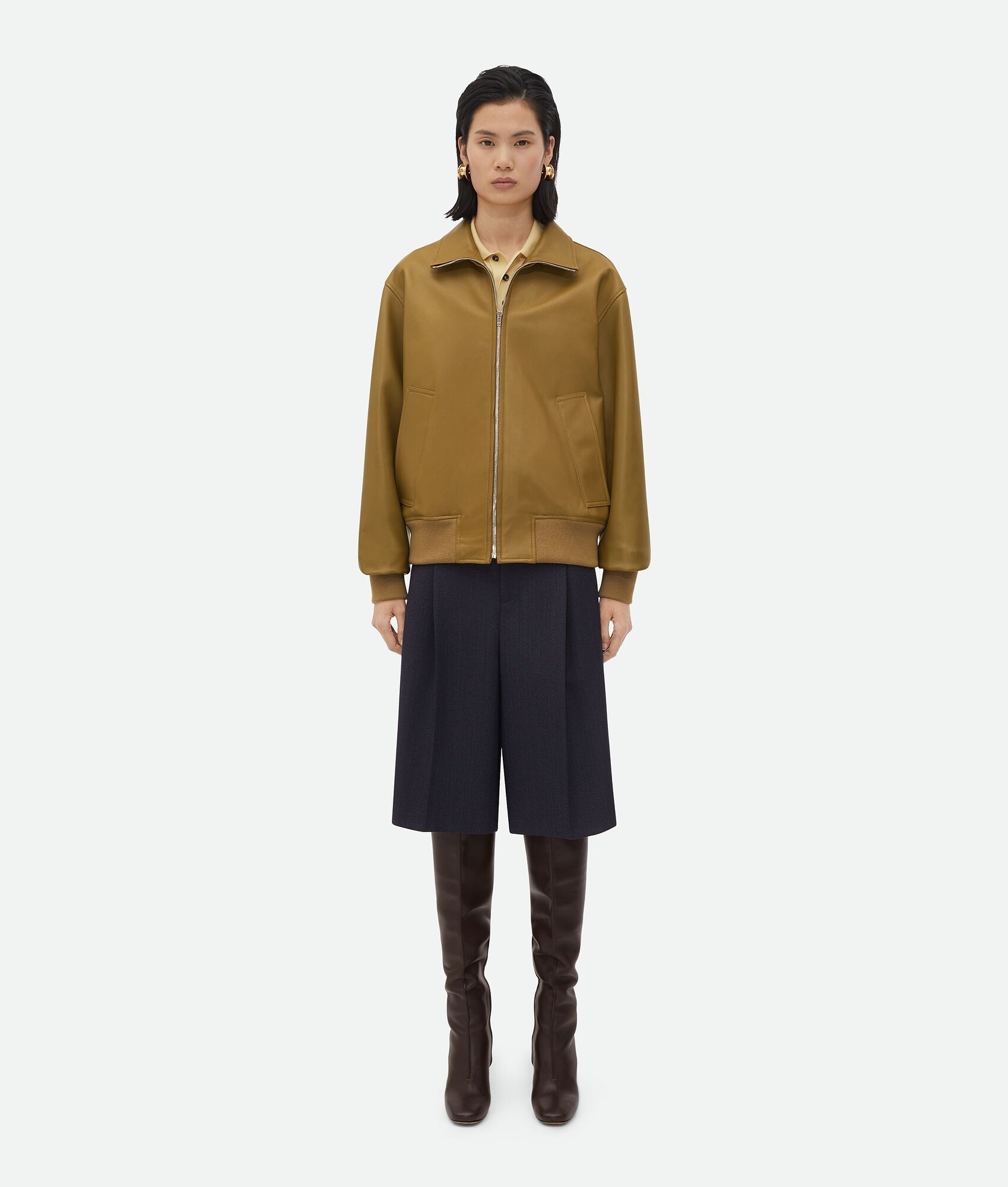 Leather Blouson - 4