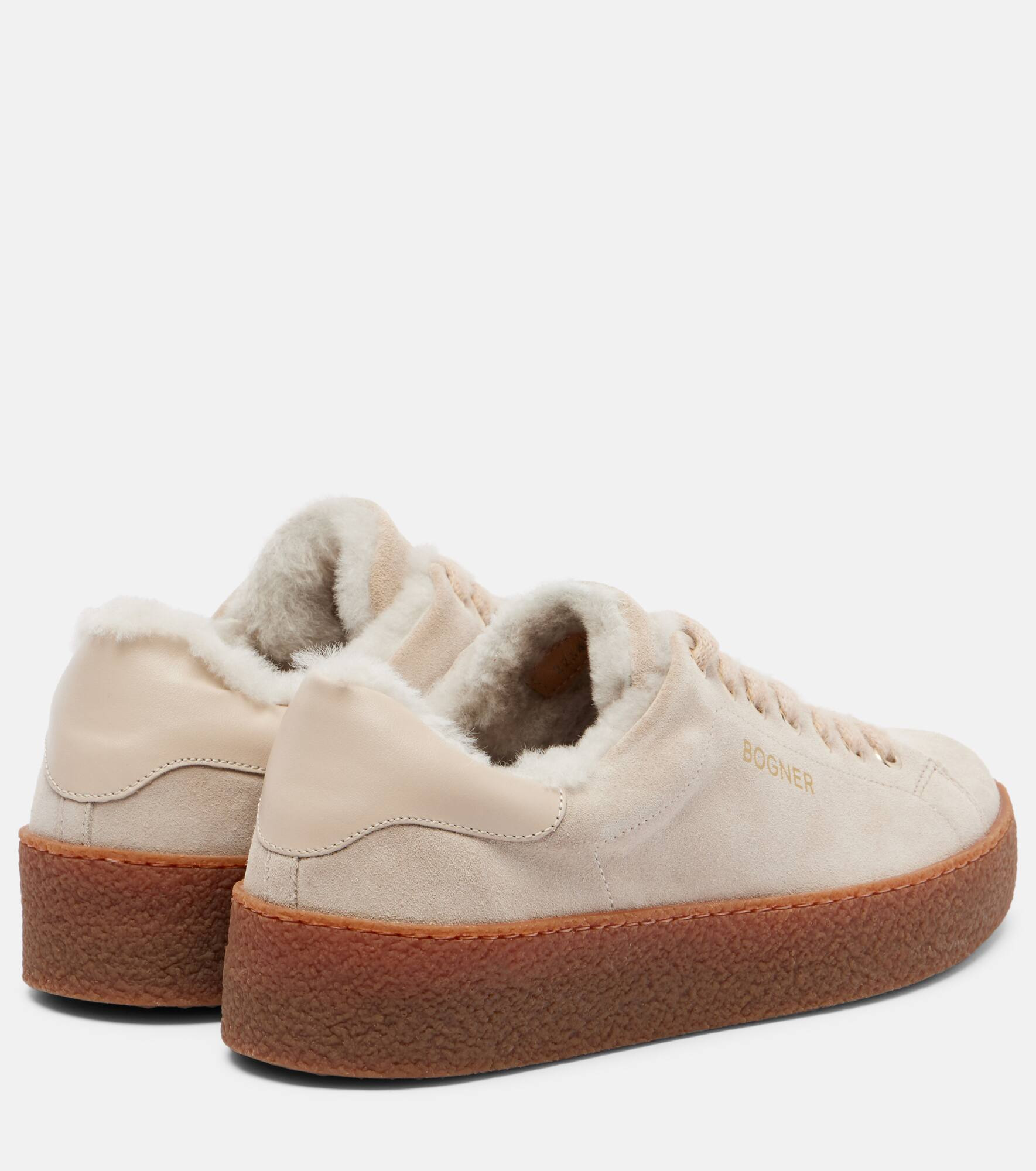 Lucerne shearling-lined suede sneakers - 2