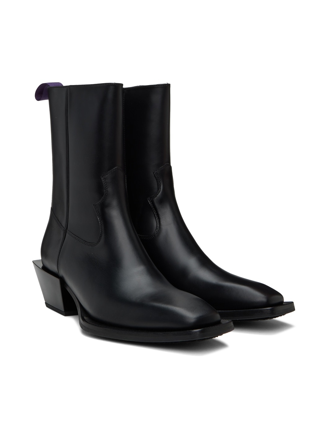Black Luciano Boots - 4