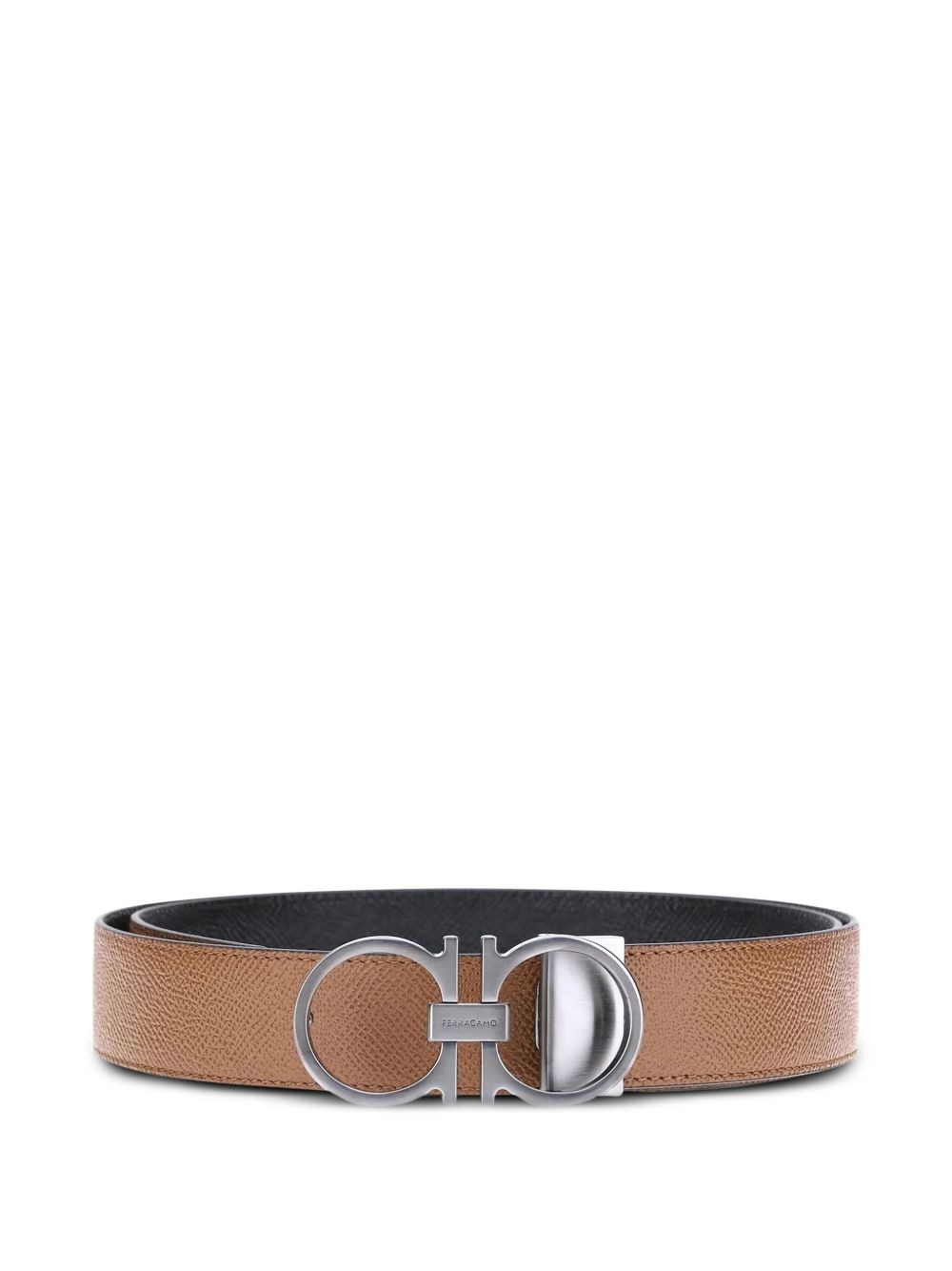 reversible Gancini-buckle belt - 3