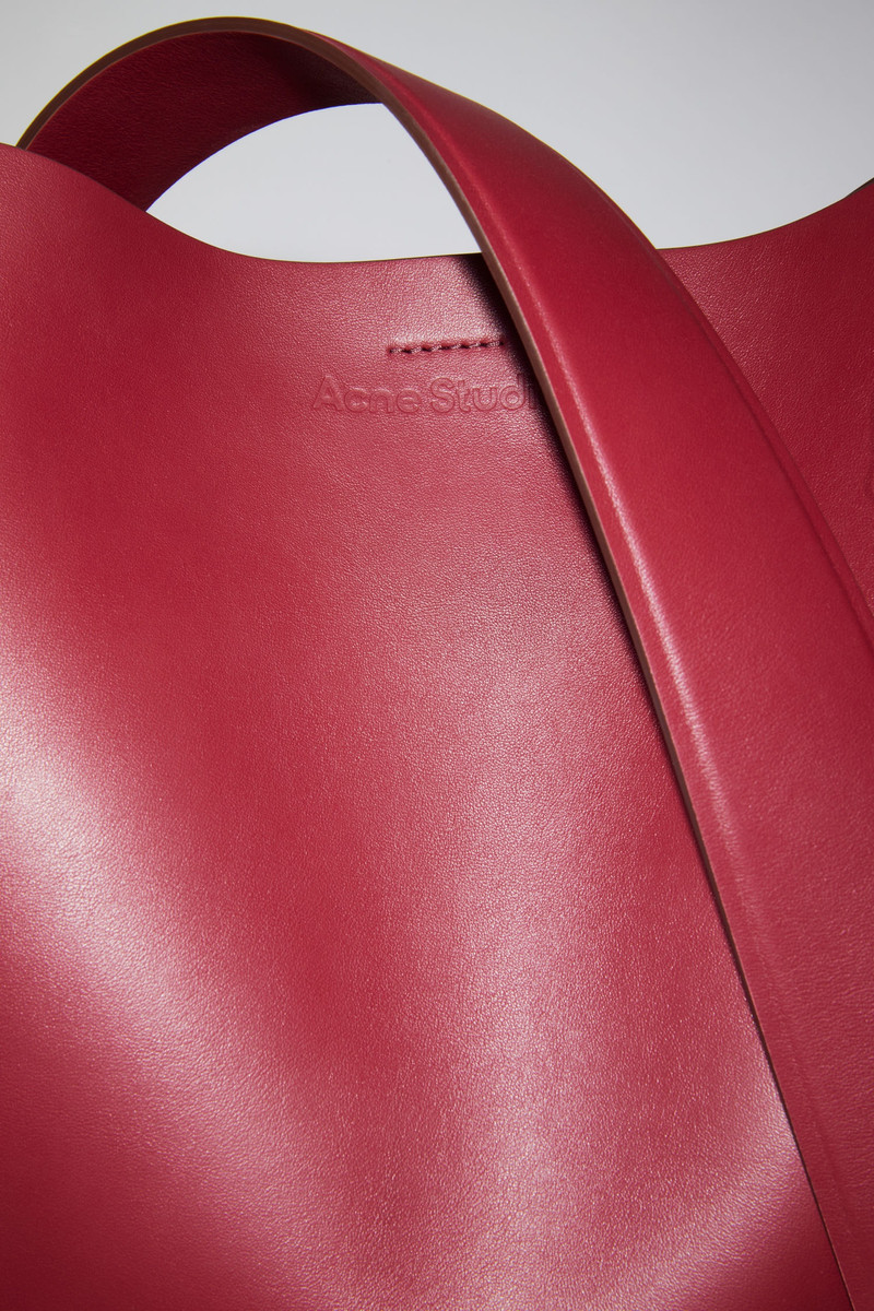 Large Leather Bag - Burgundy 7