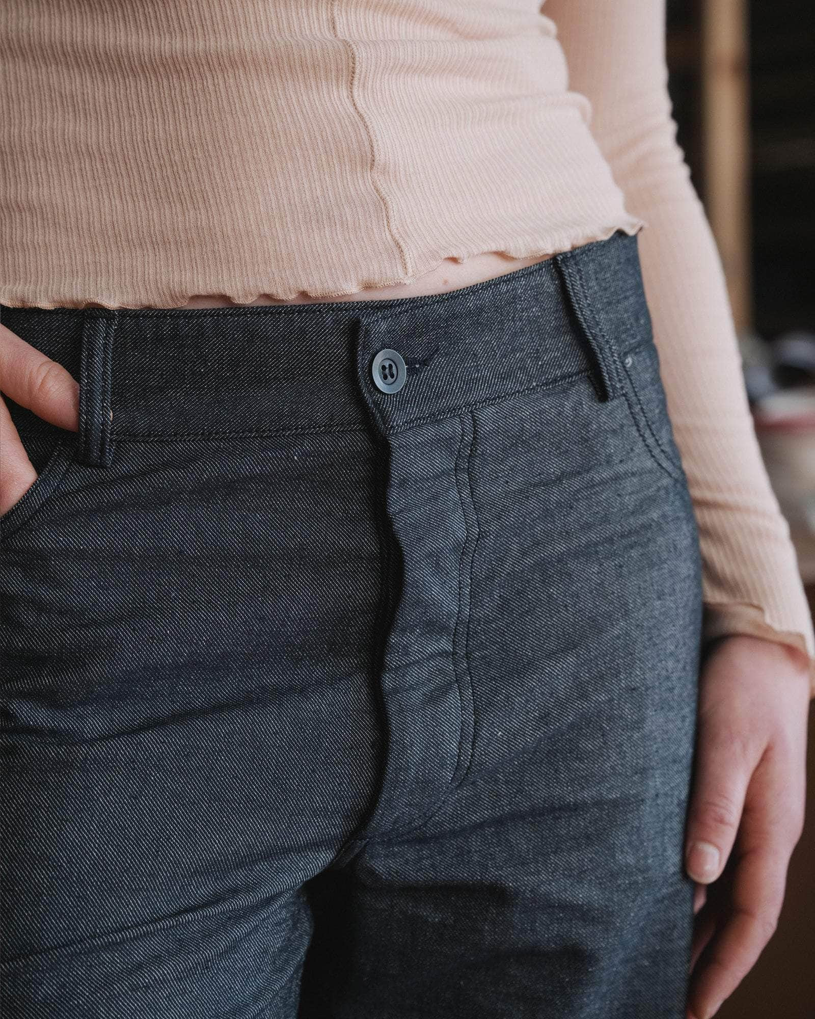 Indre Pants - Recycled Cotton Denim - 10