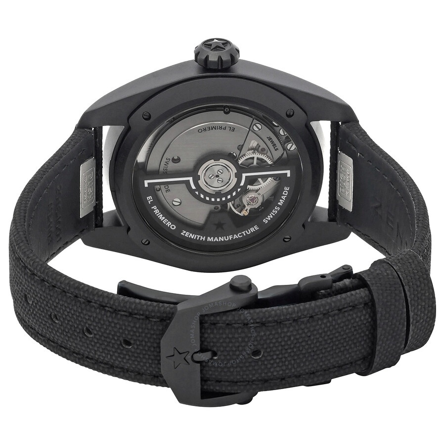 Zenith Pilot Automatic Crystal Black Dial Men's Watch 49.4000.3620/21.I001 - 3