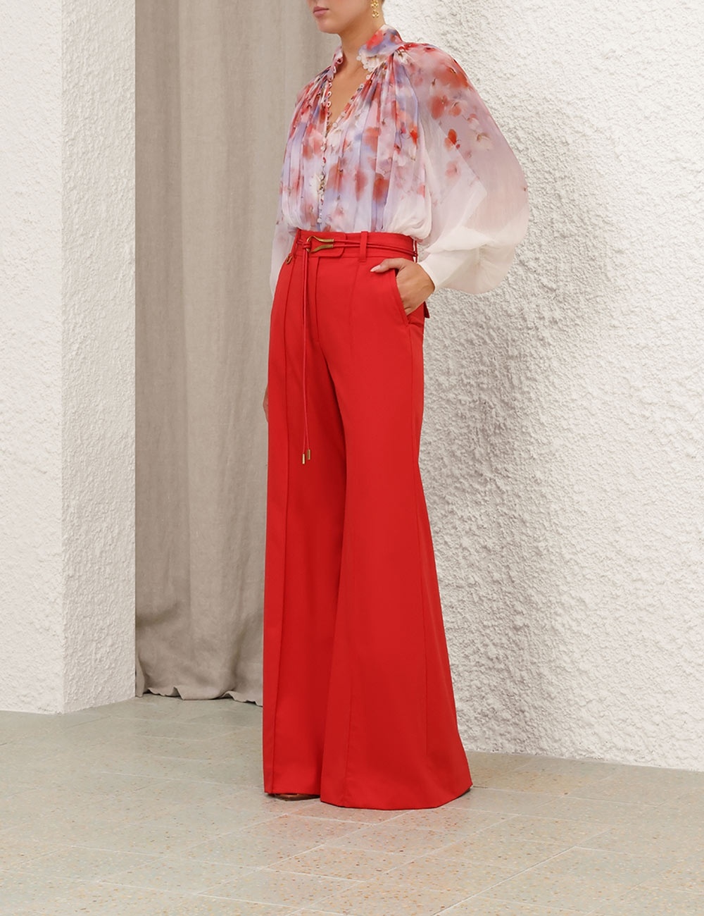 CRUSH SMOCK BLOUSE - 9