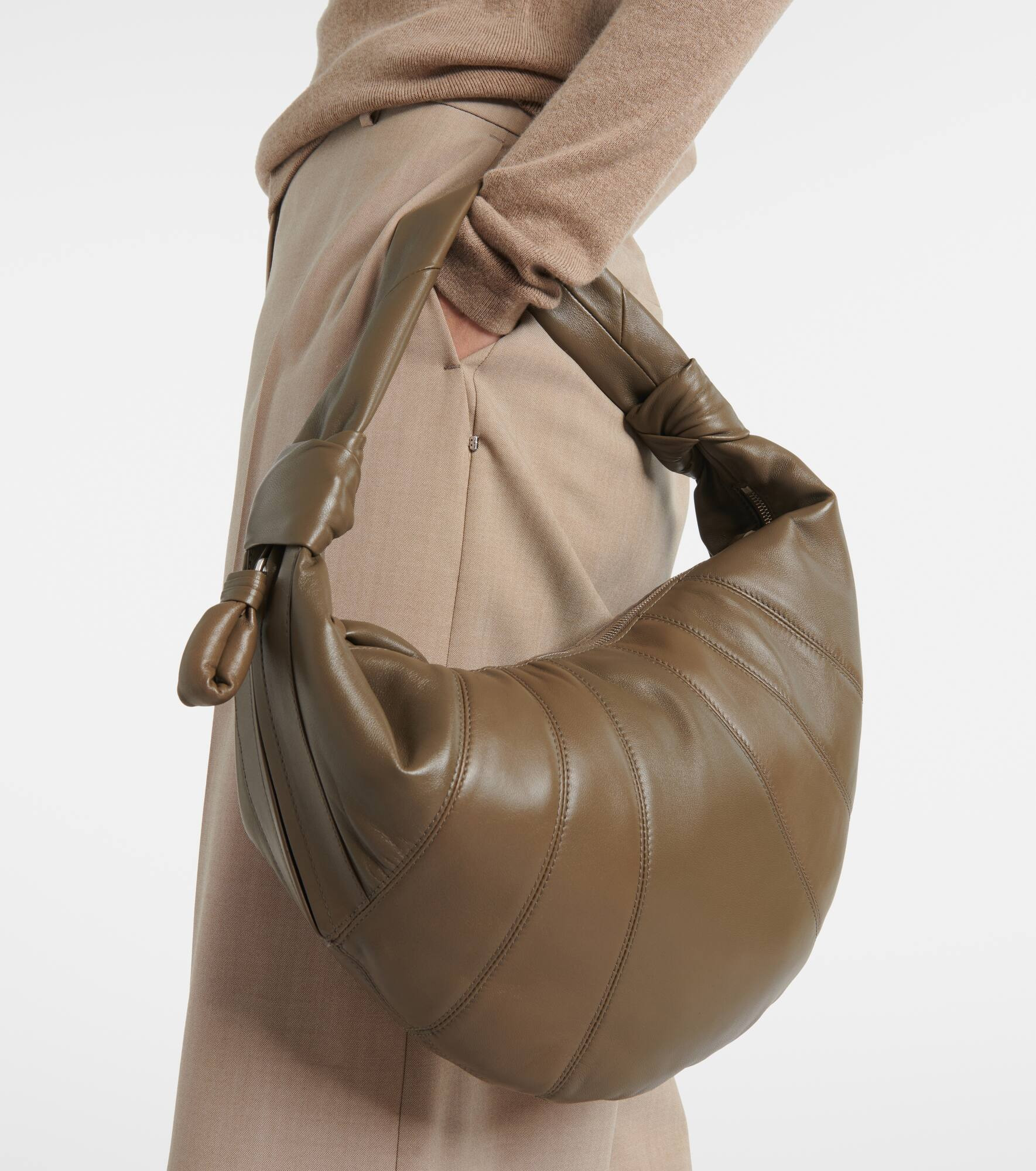 Fortune Croissant leather shoulder bag - 2
