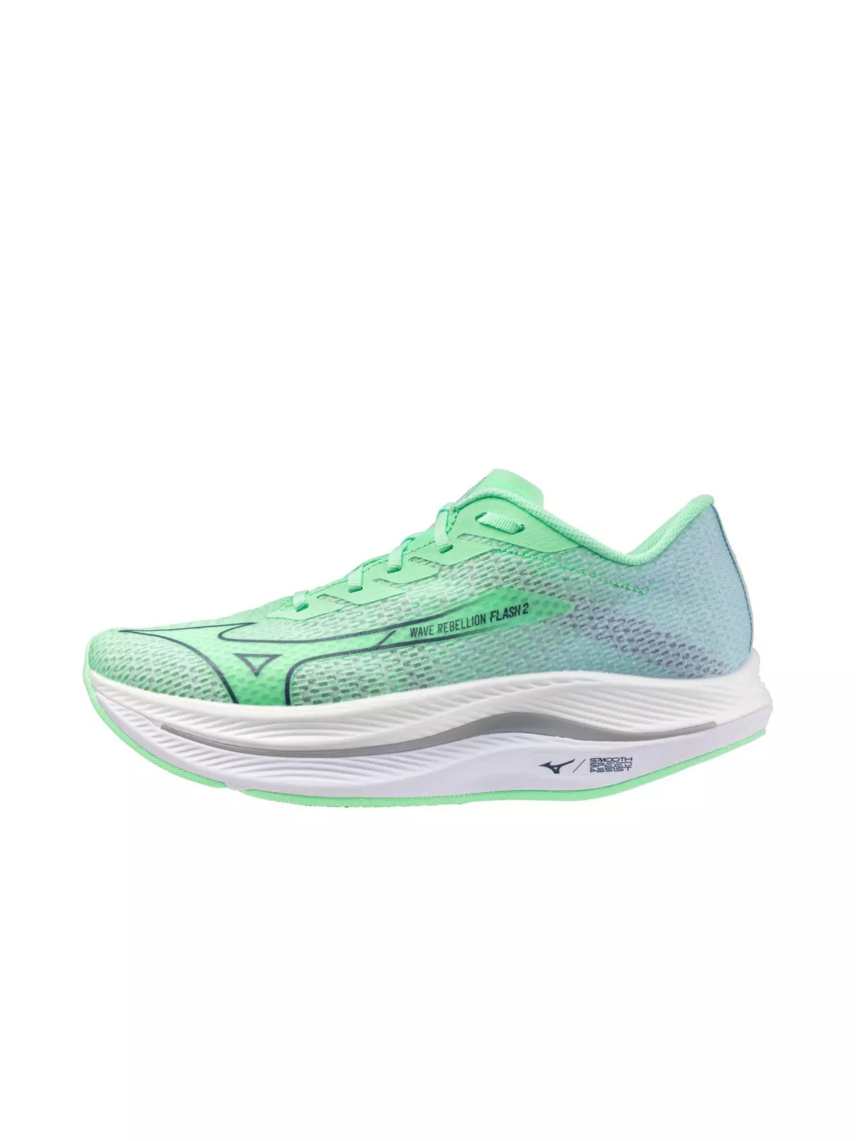 Wave Rebellion Flash 2 "Neo Mint/Vintage Indigo" Men's Running Shoe - 2