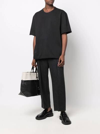 Maison Margiela raw-edge oversized T-shirt outlook