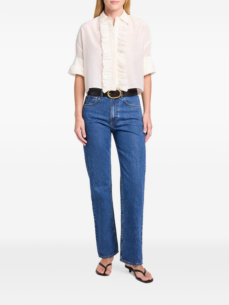 TWP ruffled shirt outlook
