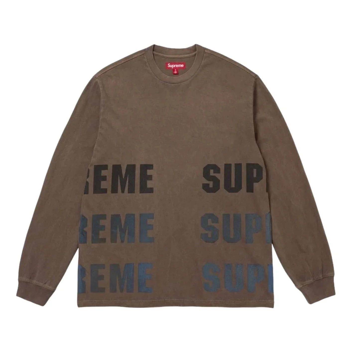 Supreme FW26 Reflective L/S T-Shirt 'Brown' SUP-FW26-071-BRN - 1