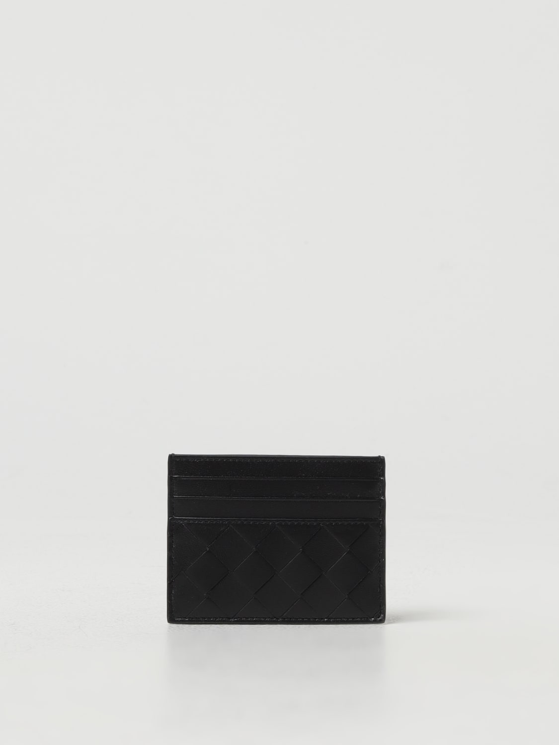 Bottega Veneta credit card holder in woven nappa - 2