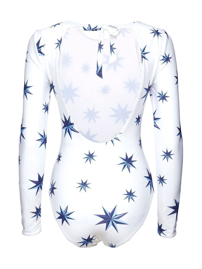 Lakshmi star-print surf suit 5