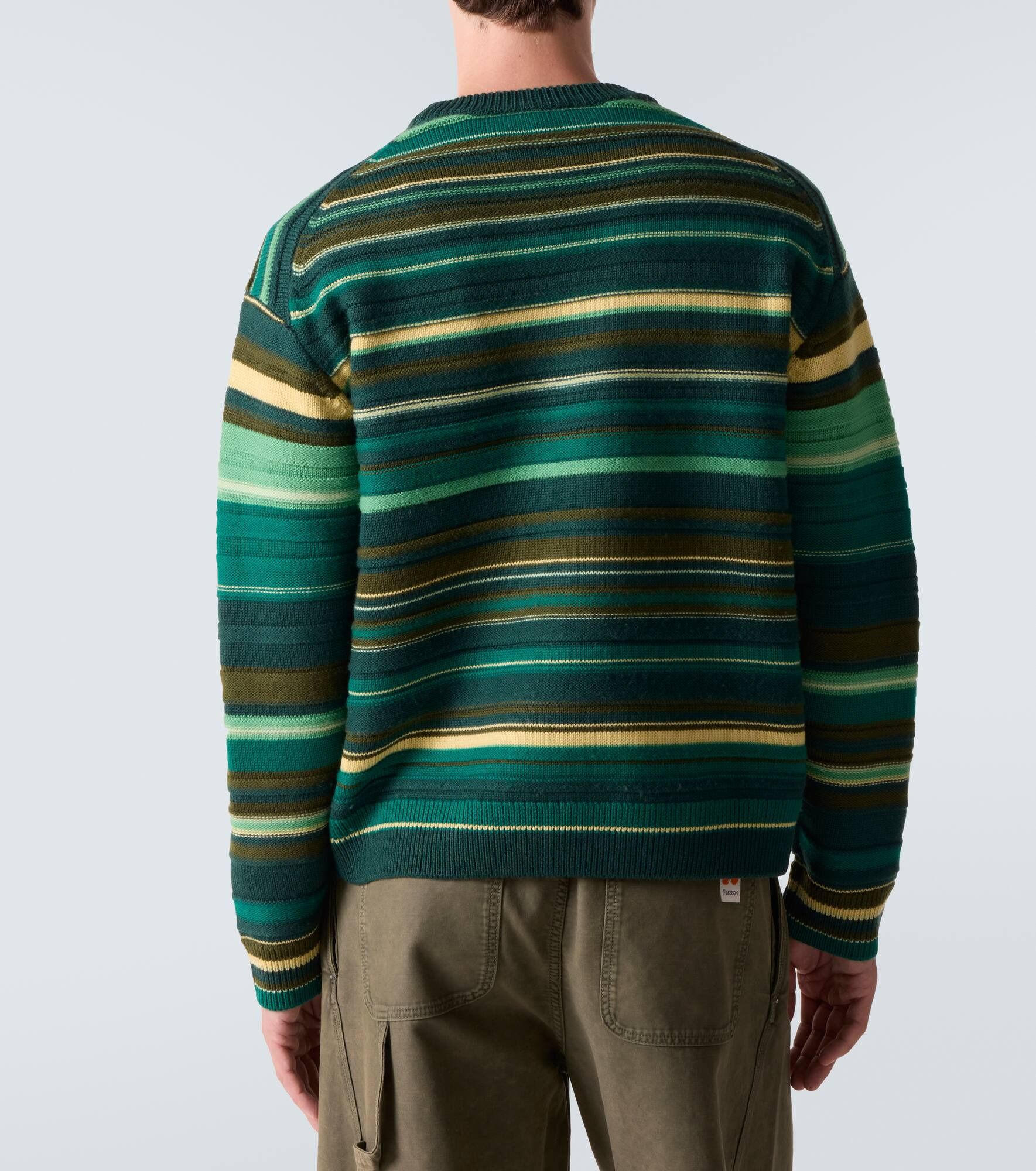 Striped wool sweater - 4