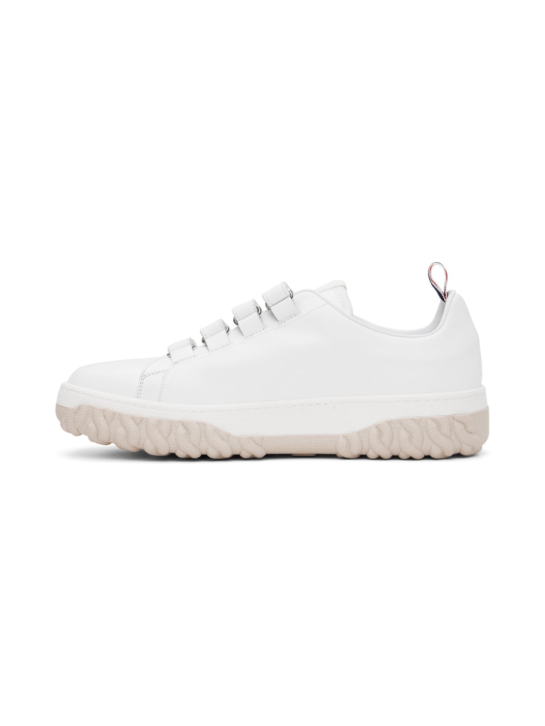 White Velcro Sneaker - 3