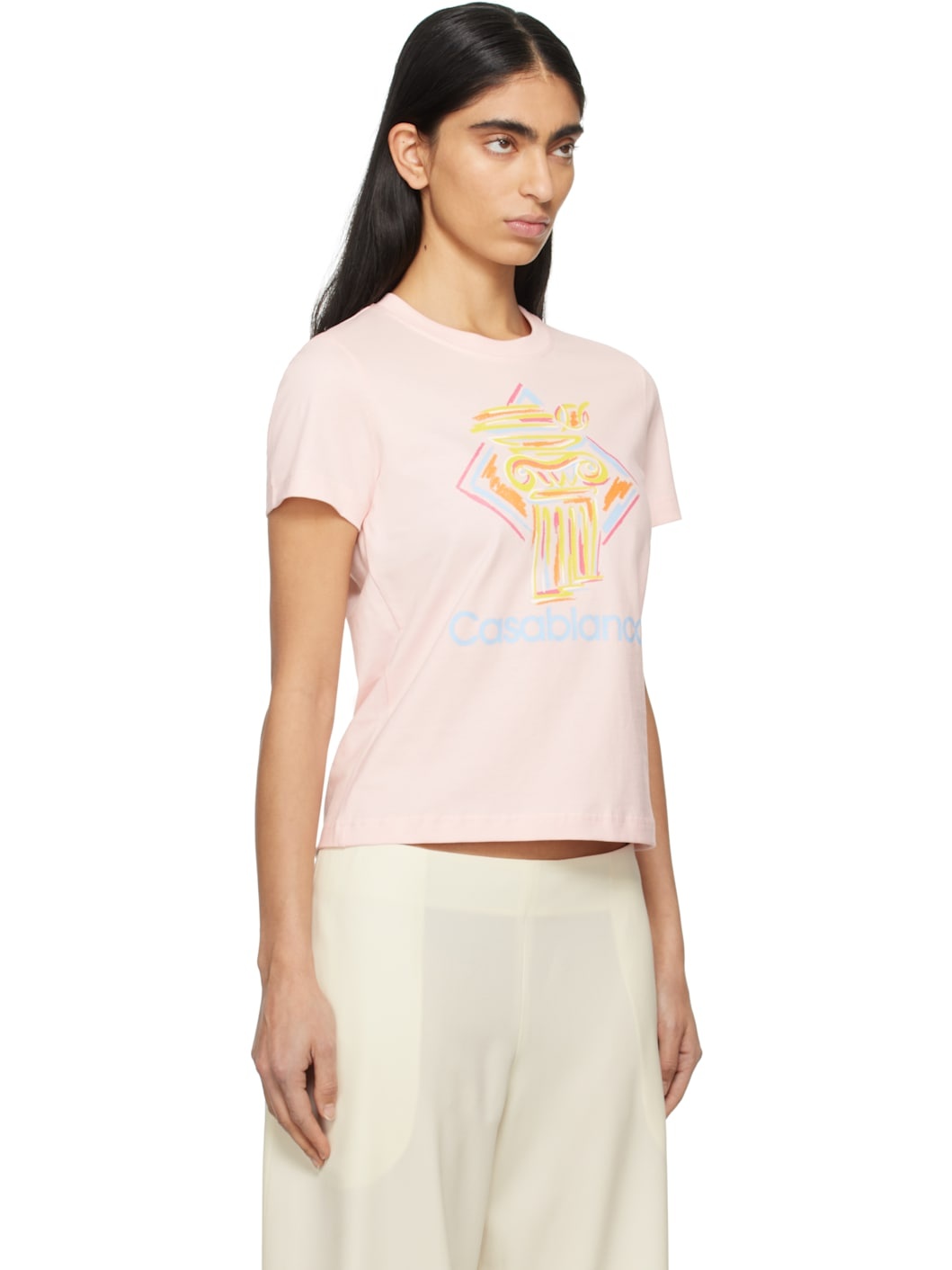 Pink Diamond Column T-shirt - 2