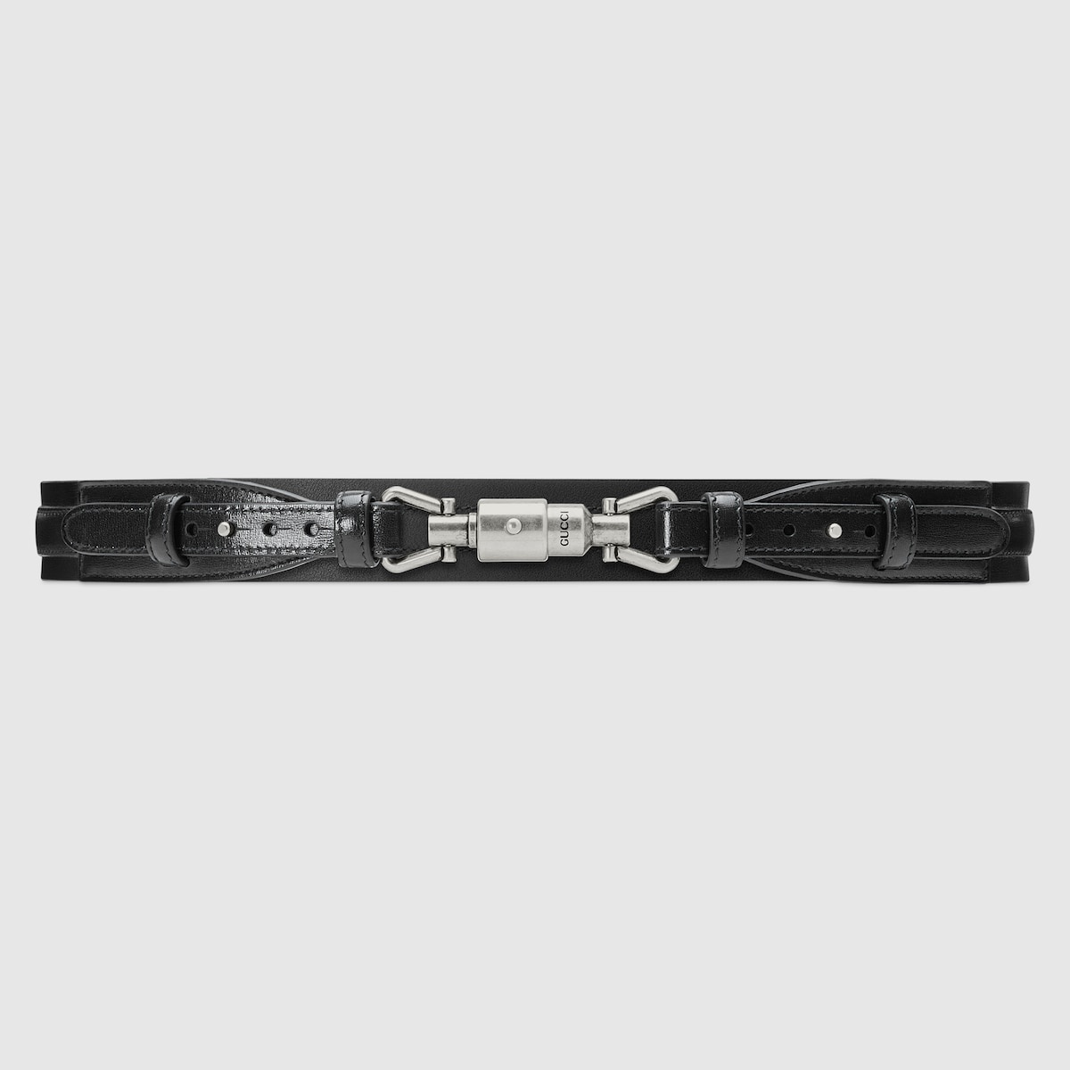 Belt with piston buckle - 1