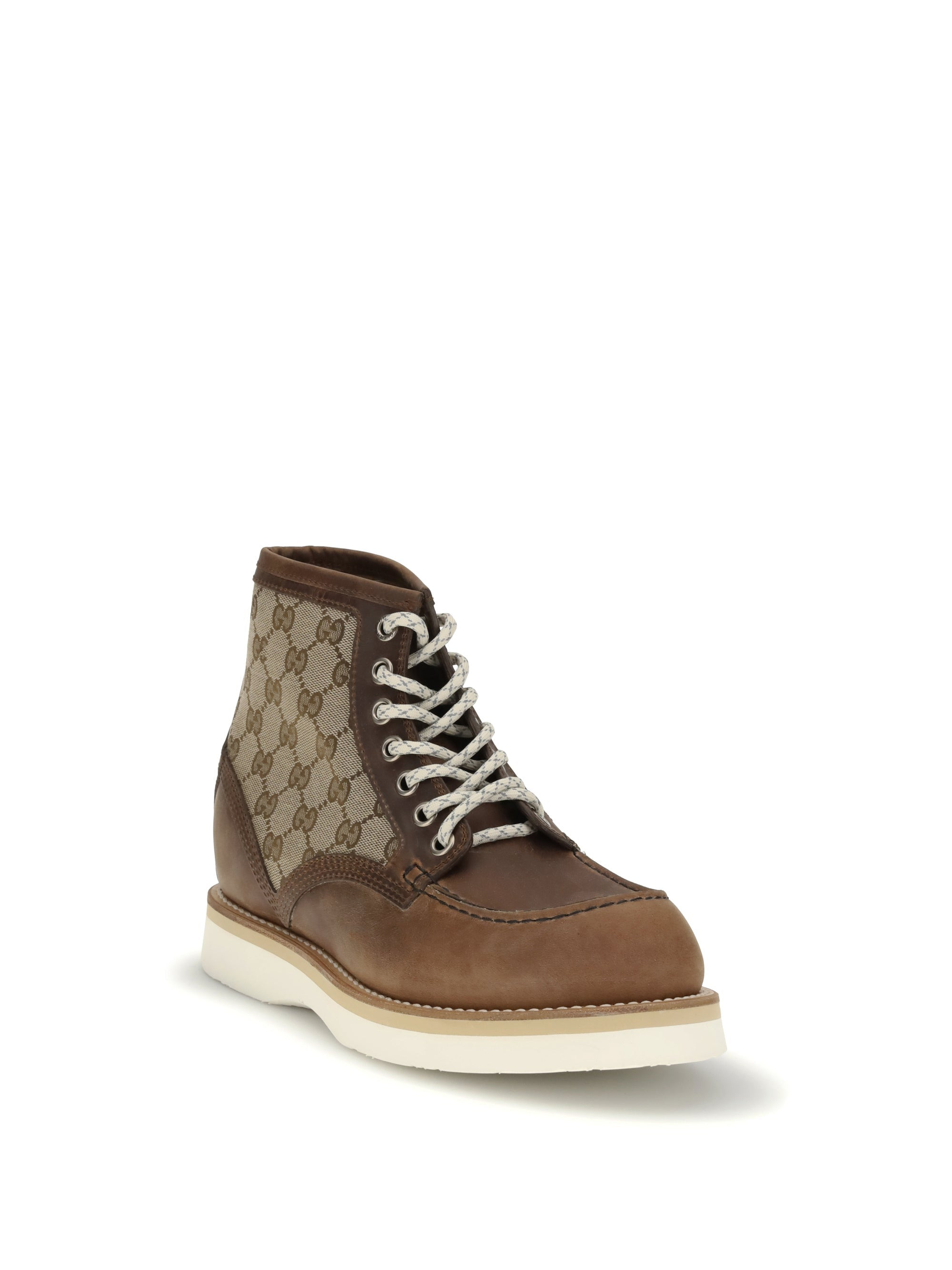 Gucci Men M Ala Bootie Gg Cnvs + Lthr Rs - 2