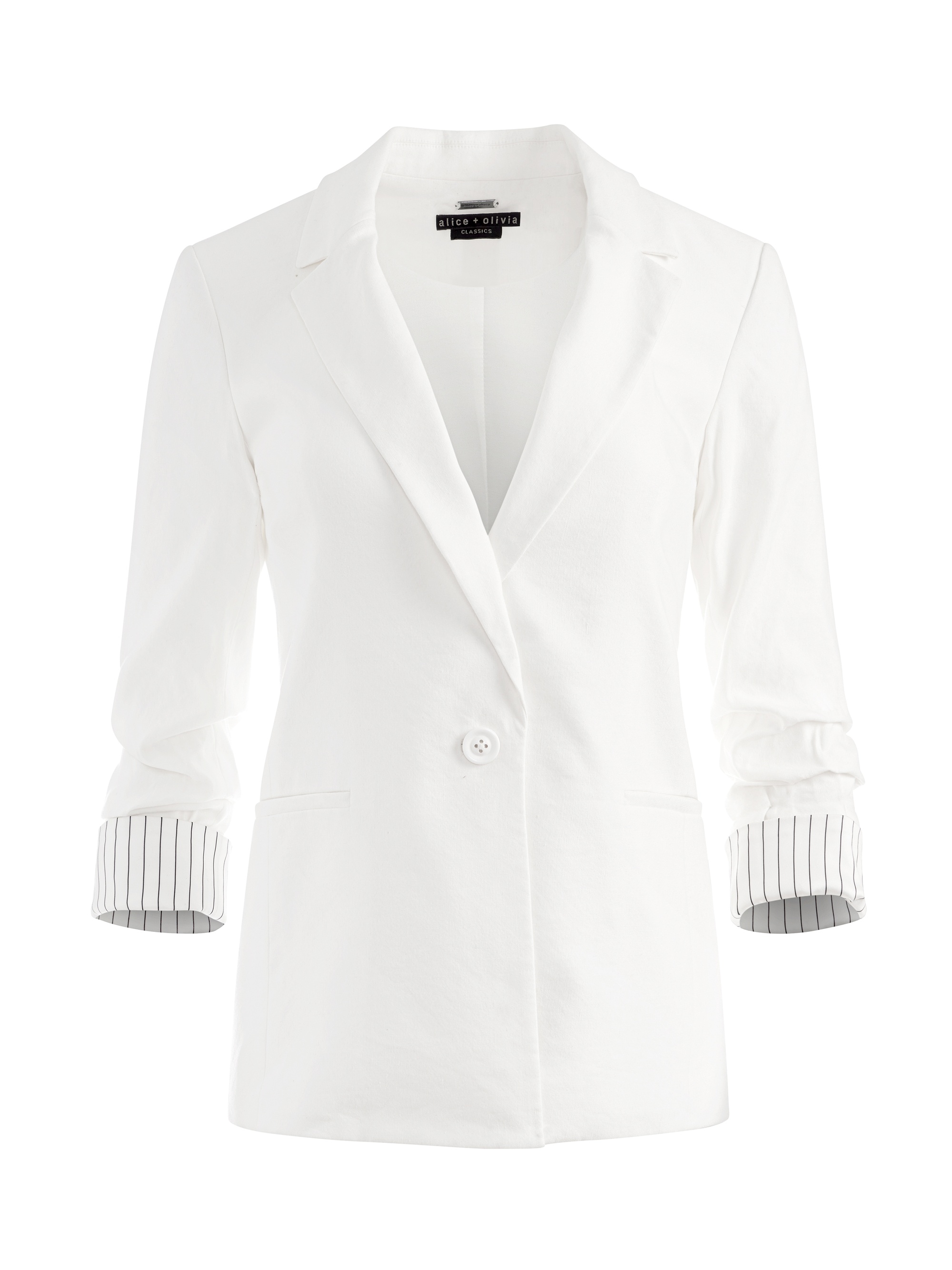 NIGEL SCRUNCHED CUFF BLAZER - 1