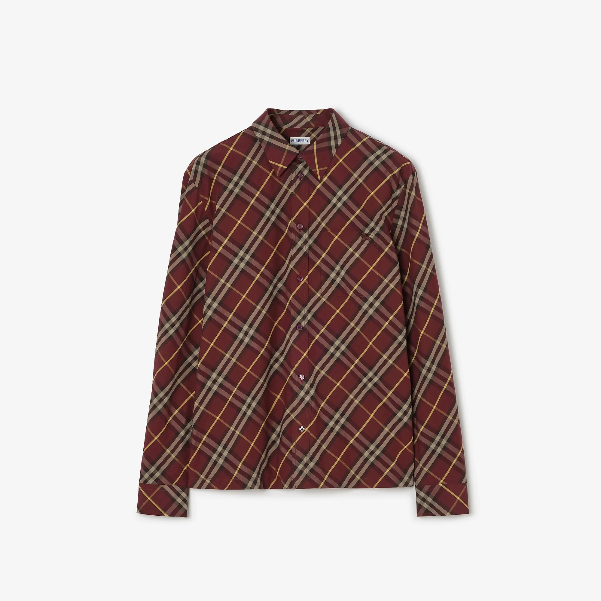 Classic Fit Check Cotton Shirt - 1
