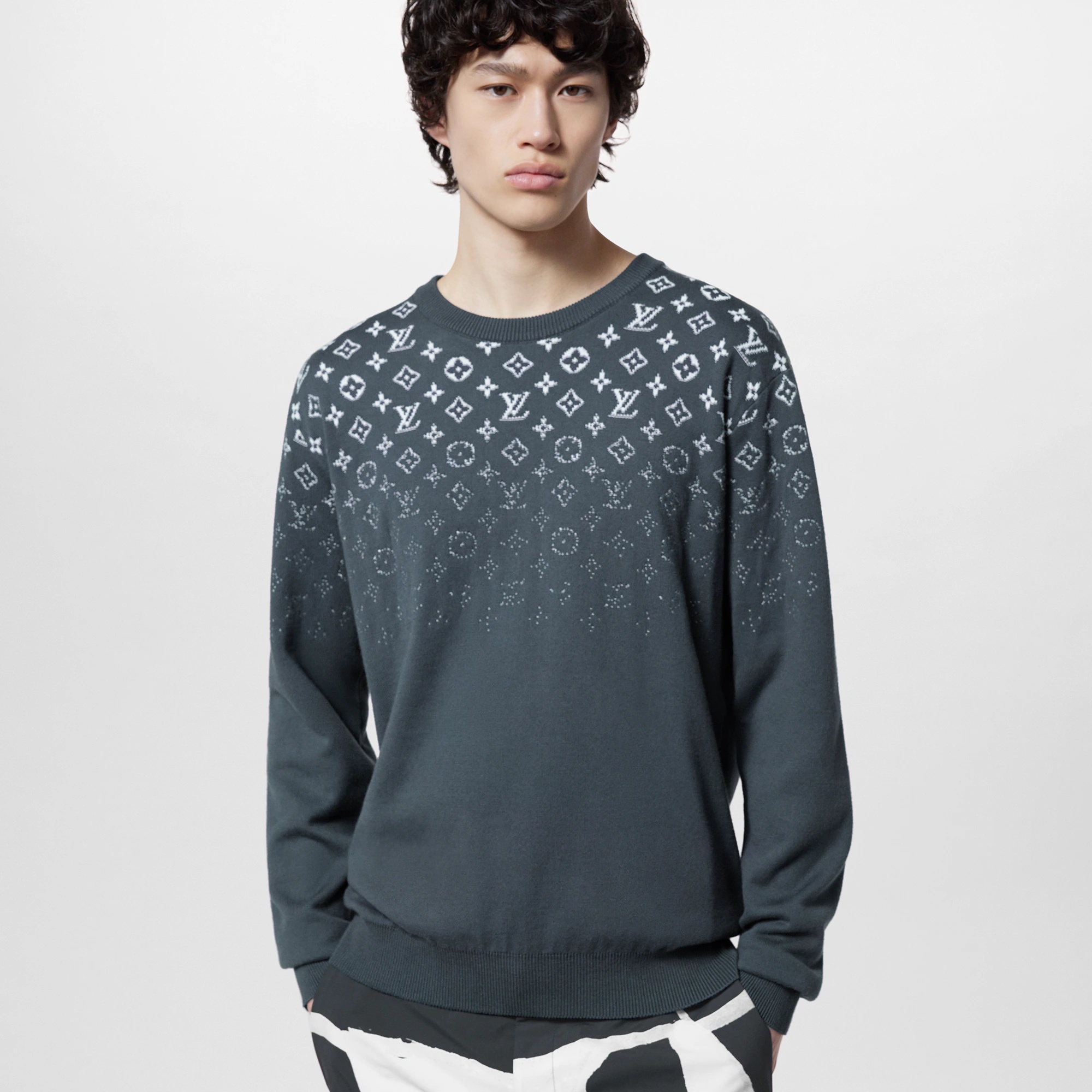Gradient Cotton Crewneck - 5