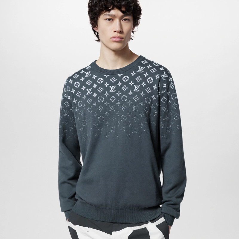 Gradient Cotton Crewneck 5