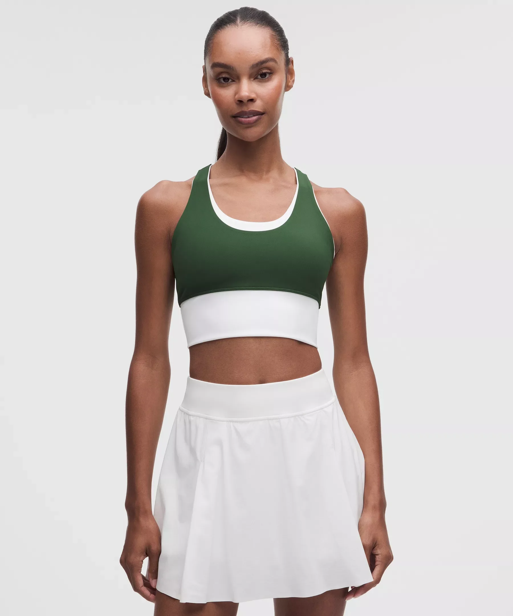 Layered Racerback Tennis Tank Top - 1