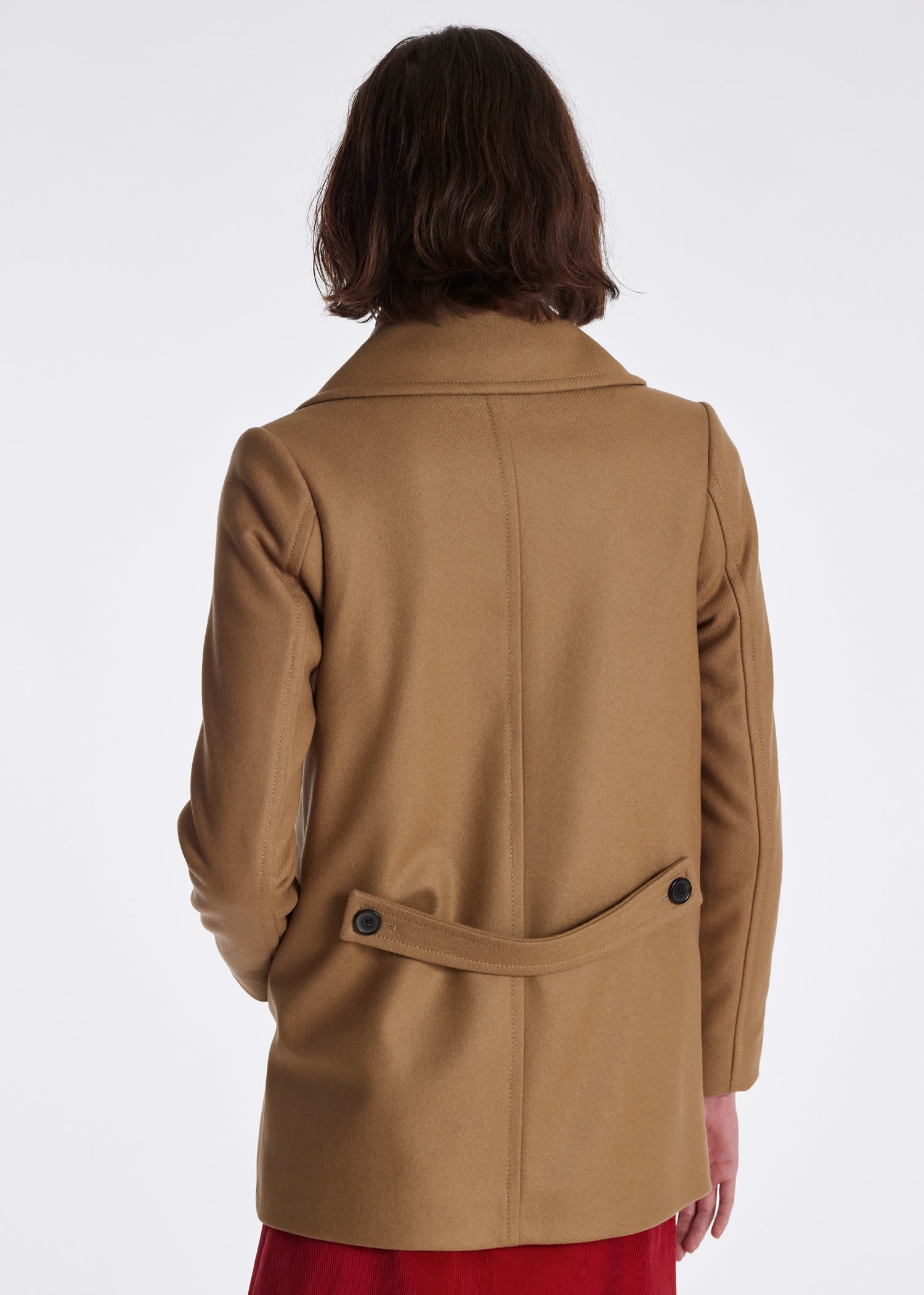 Cashmere-Wool Pea Coat - 7