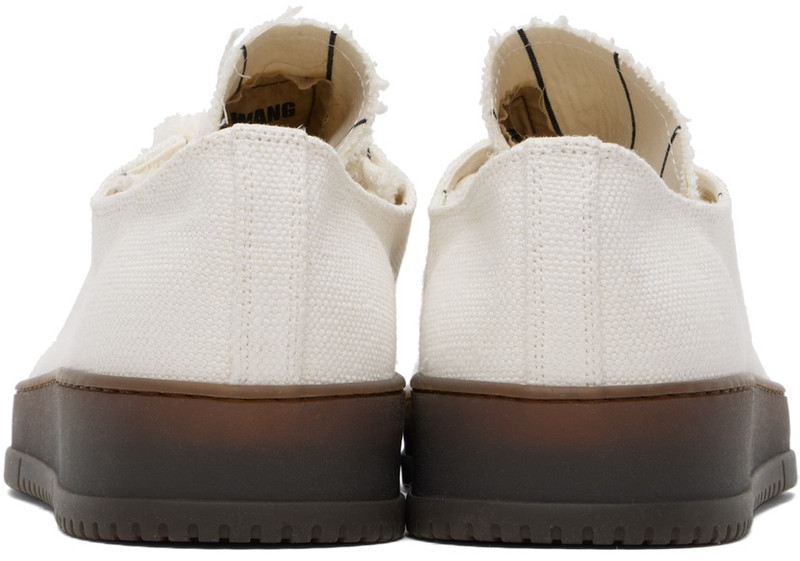 UMA WANG Off-White Tennis Sneakers outlook