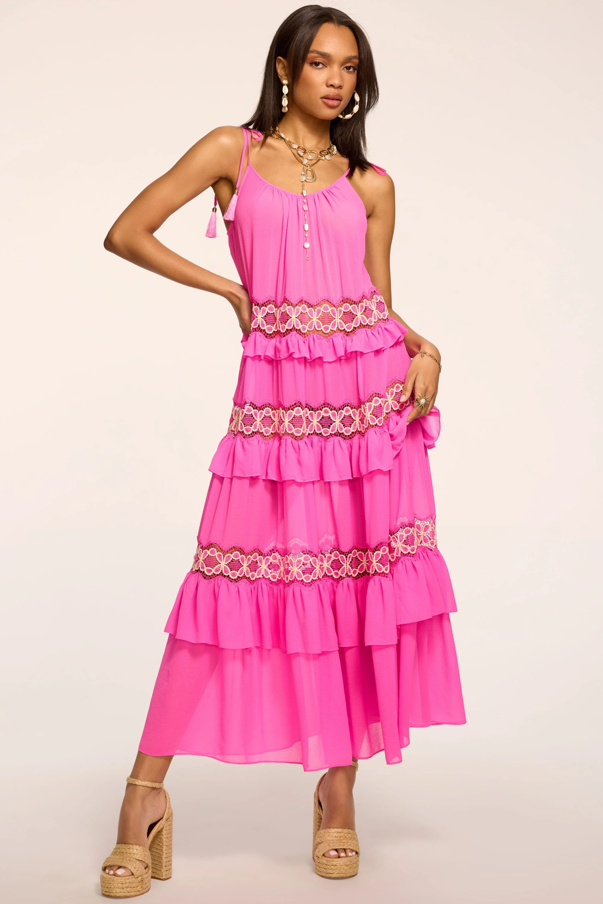 Lisbeth Coverup Midi Dress - 1