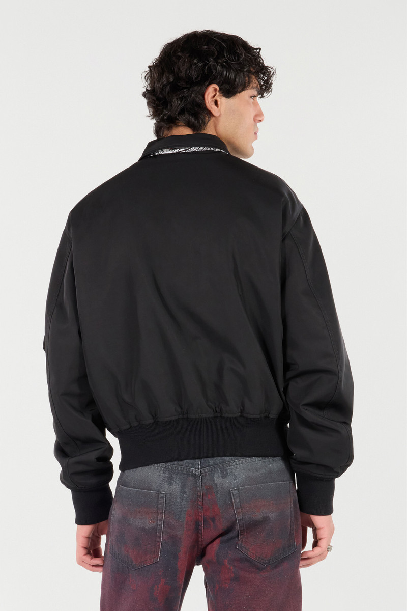 Reversible Bomber Jacket With Dragon 5