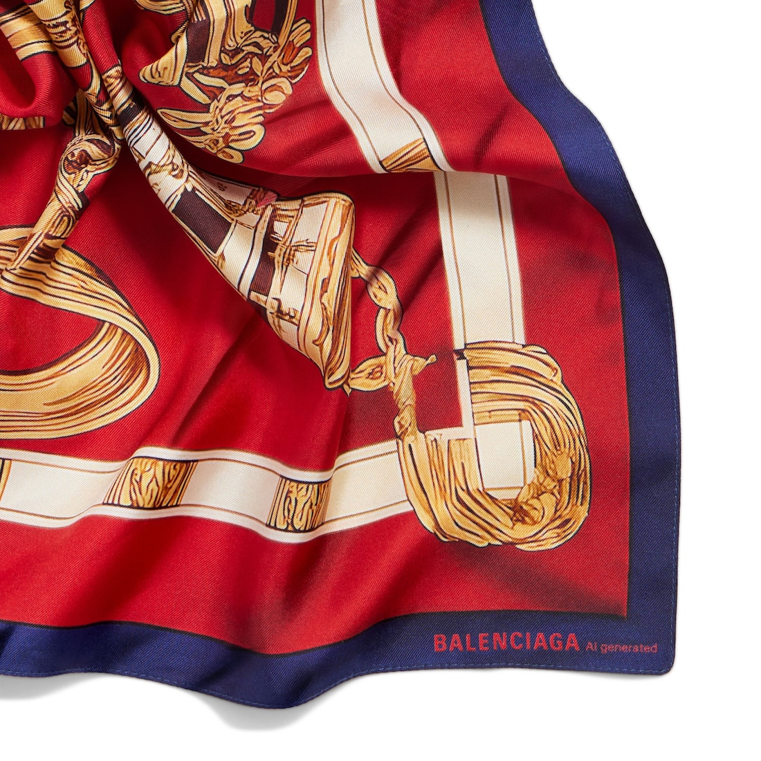 Women's Ai Scarf in Burgundy/gold - 3