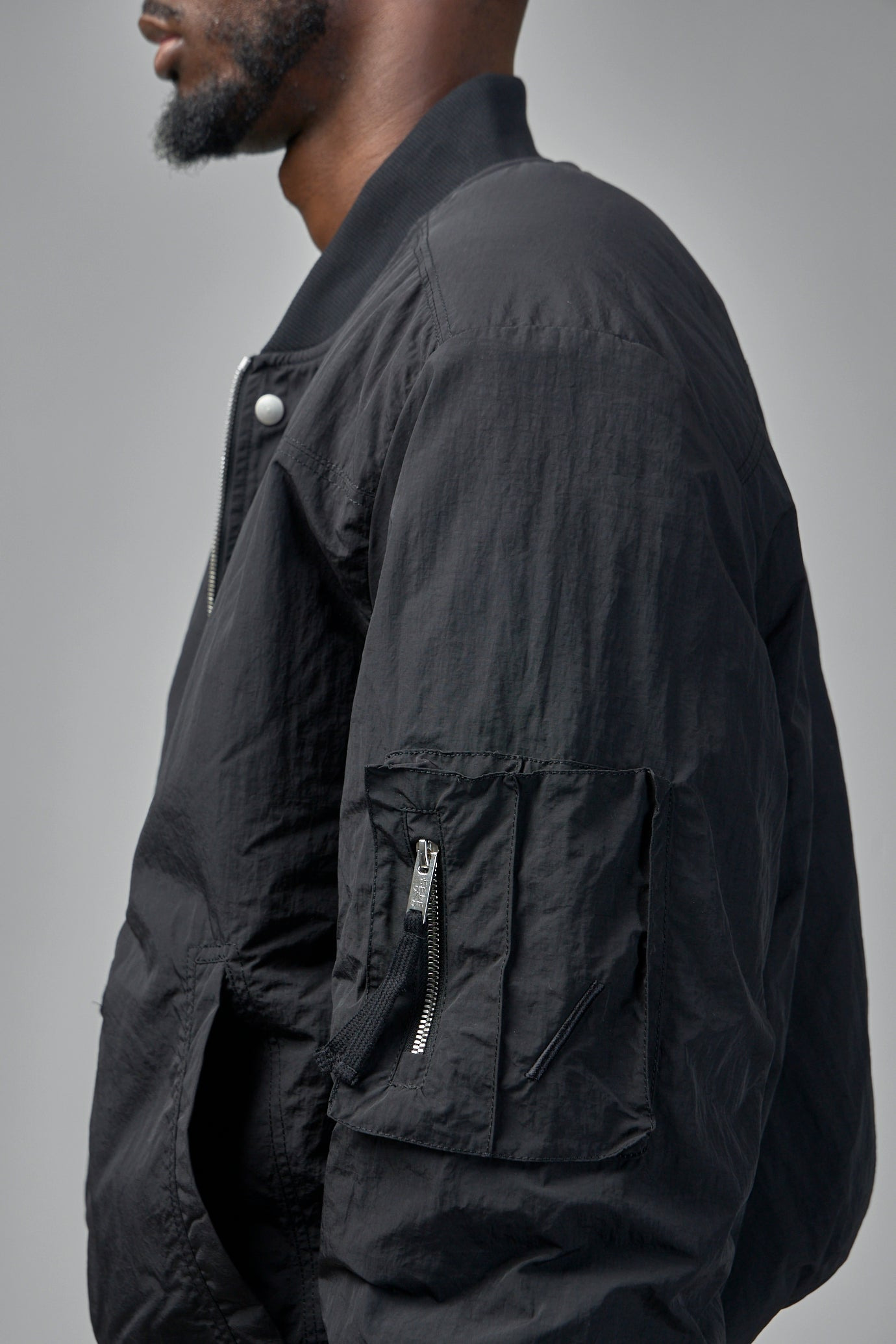 Zip-Up Bomber Jacket - 5