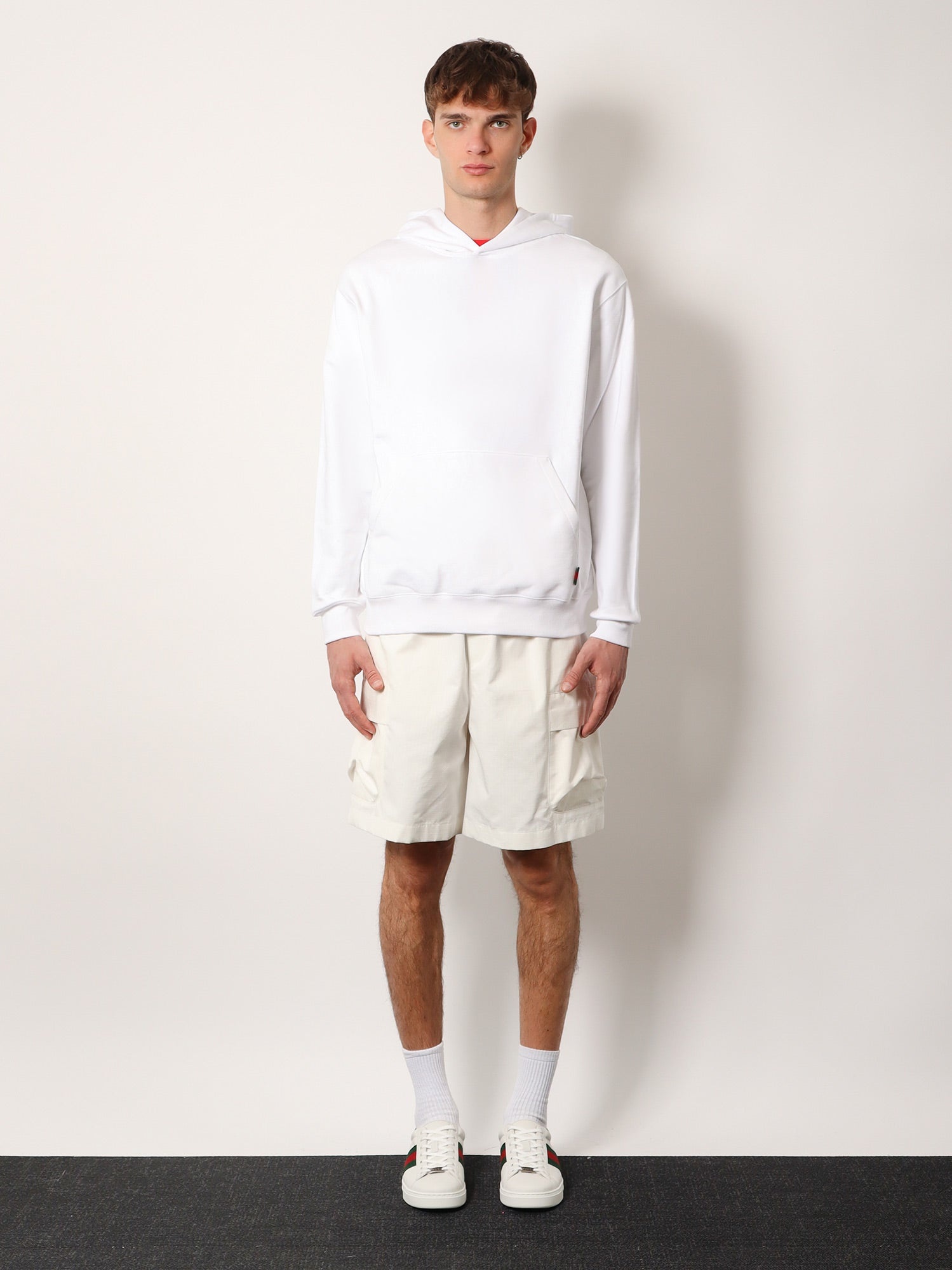 GUCCI Cotton sweatshirt with logo on the back コットン GUCCI Gucci Cotton Sweatshirt With Logo On The Back