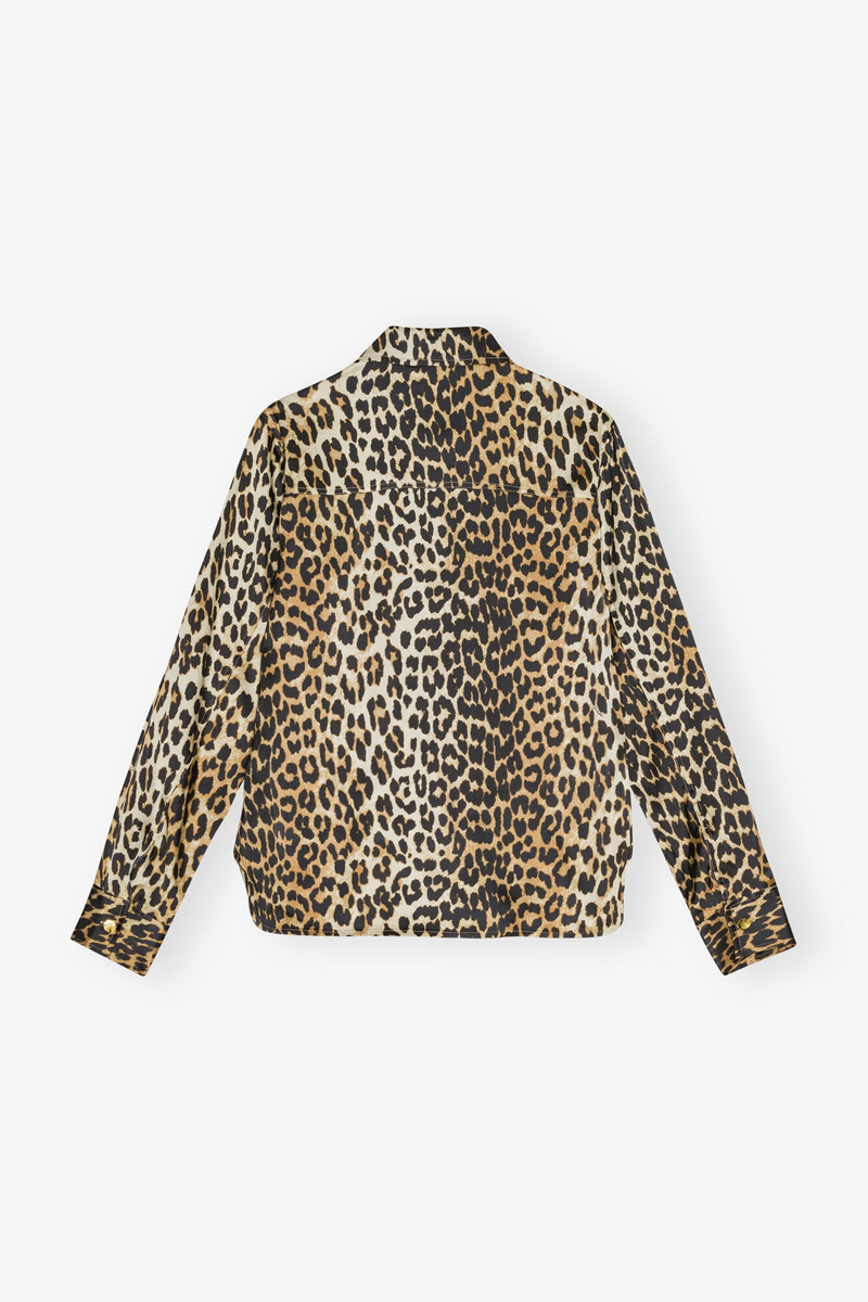 LEOPARD PRINT SATIN SHIRT 6