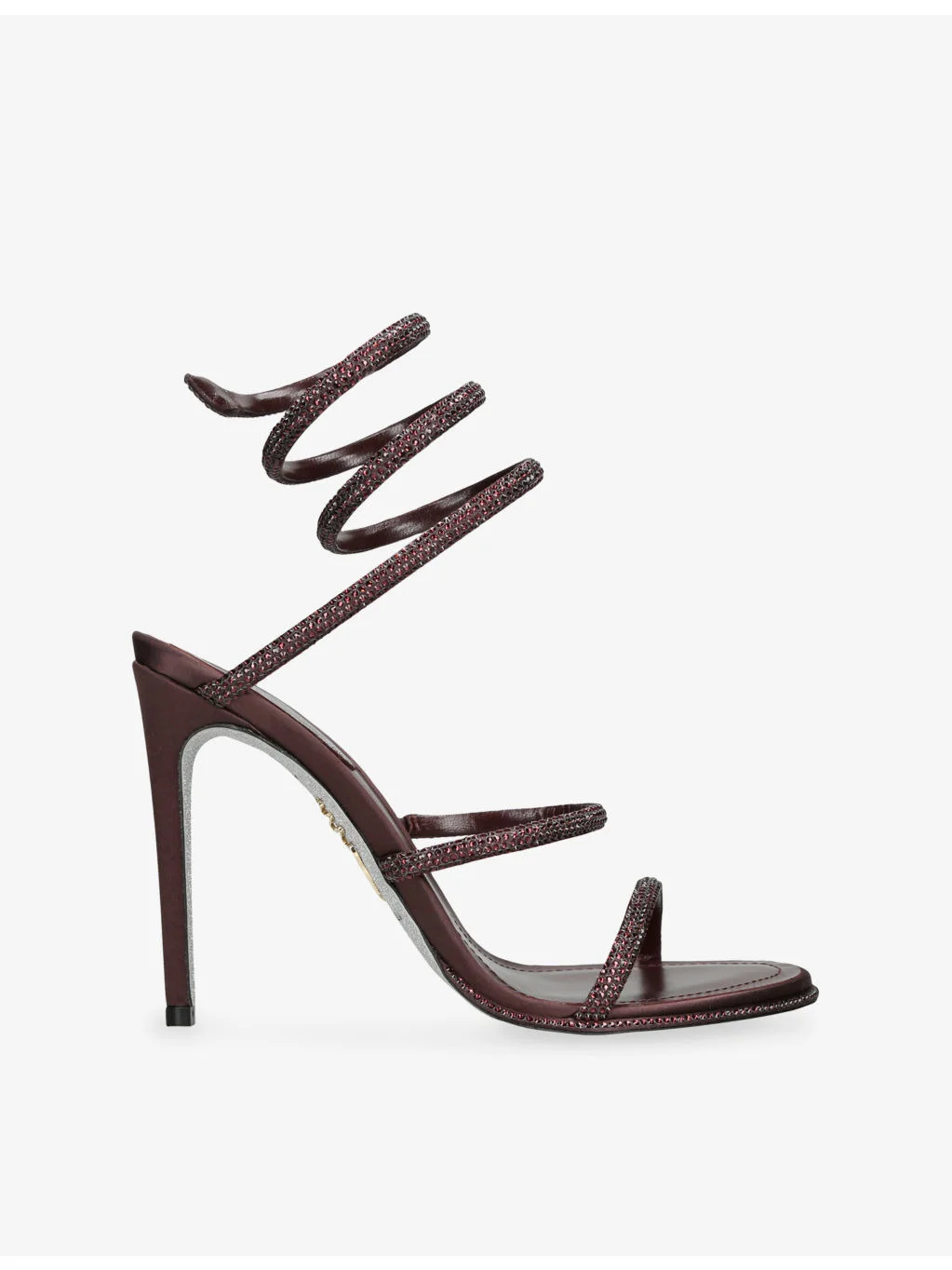 Cleo 105 Jewel-Embellished Leather Heeled Sandals - 1
