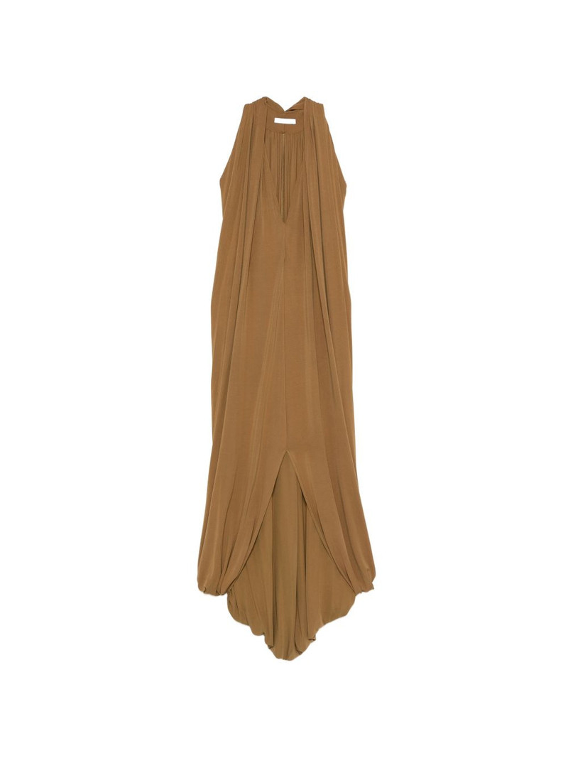V-neck split dress 1