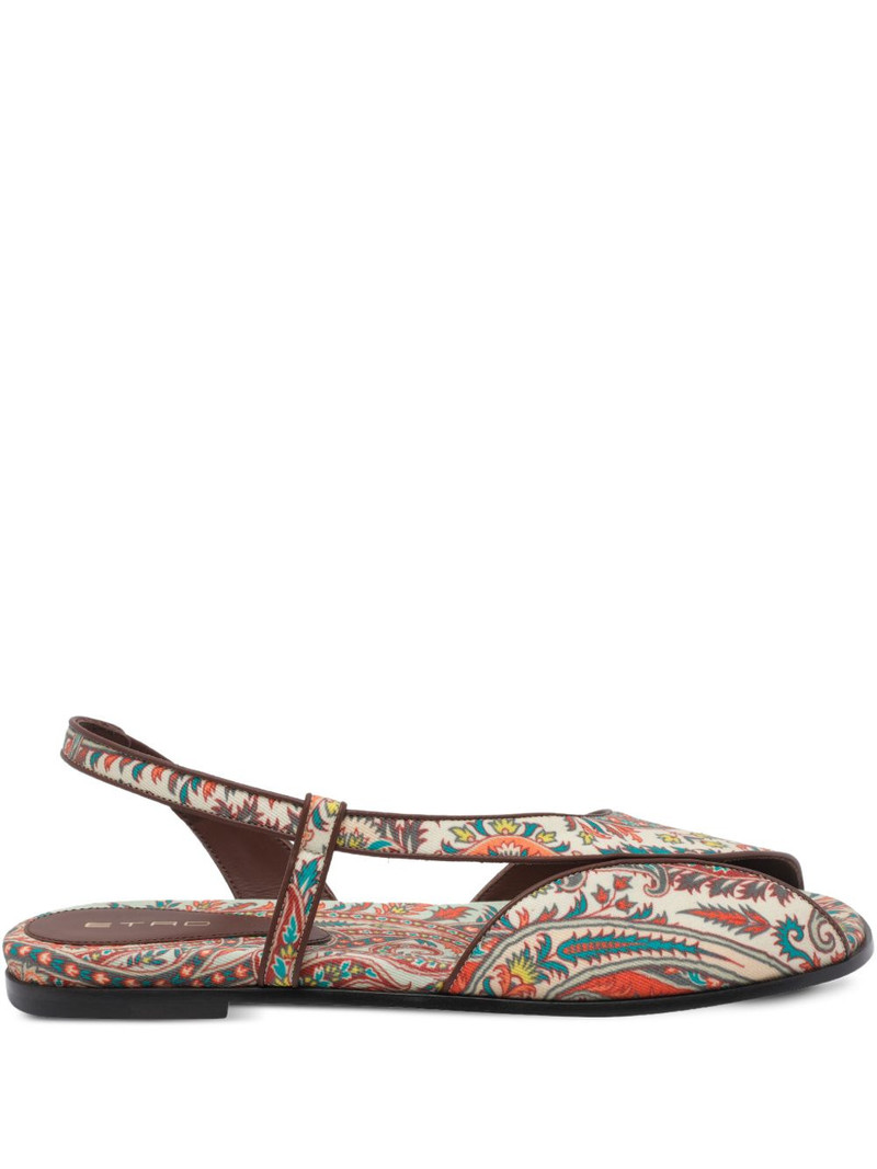 paisley printed sandals 1