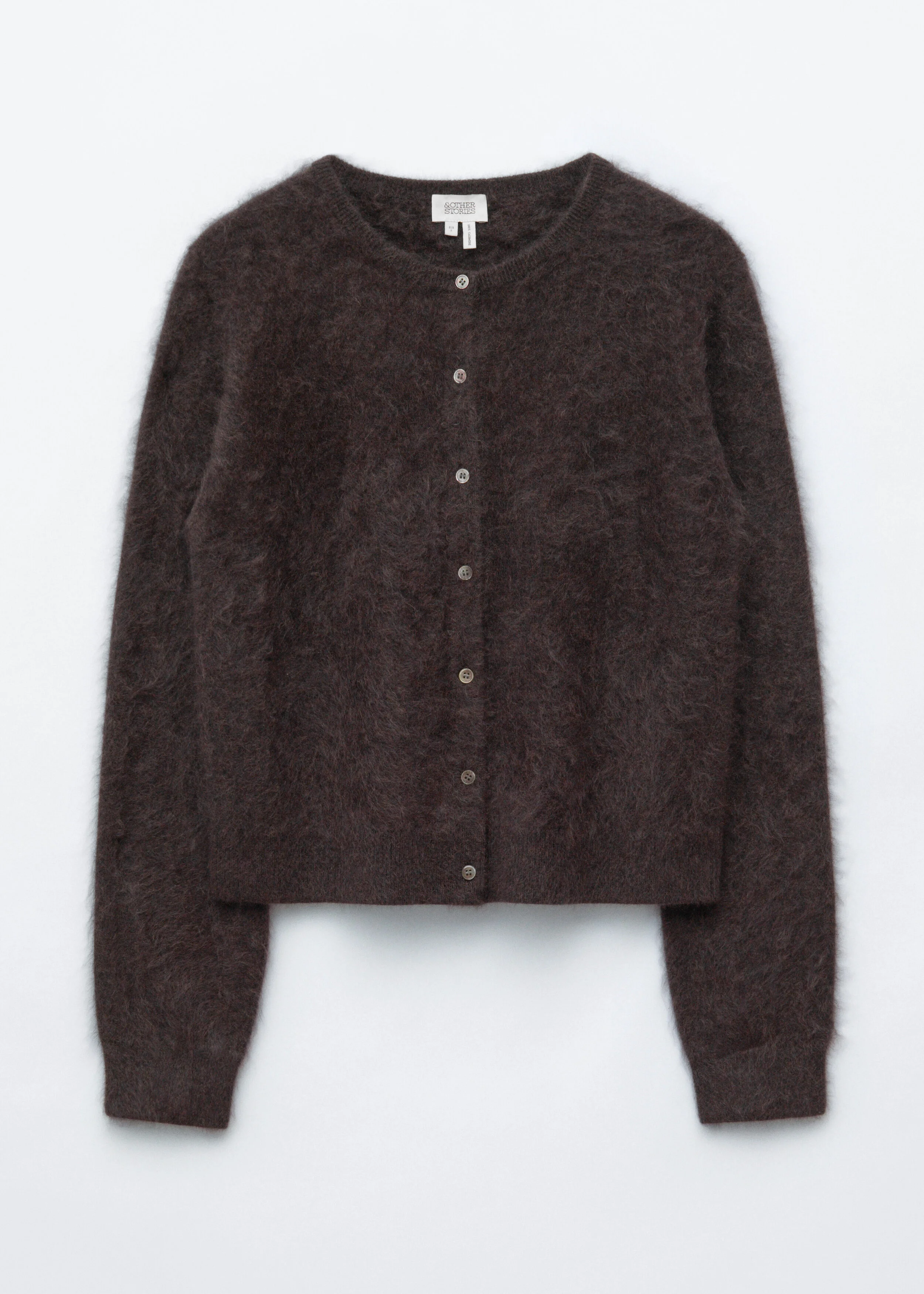 Brushed Cashmere Cardigan - 1