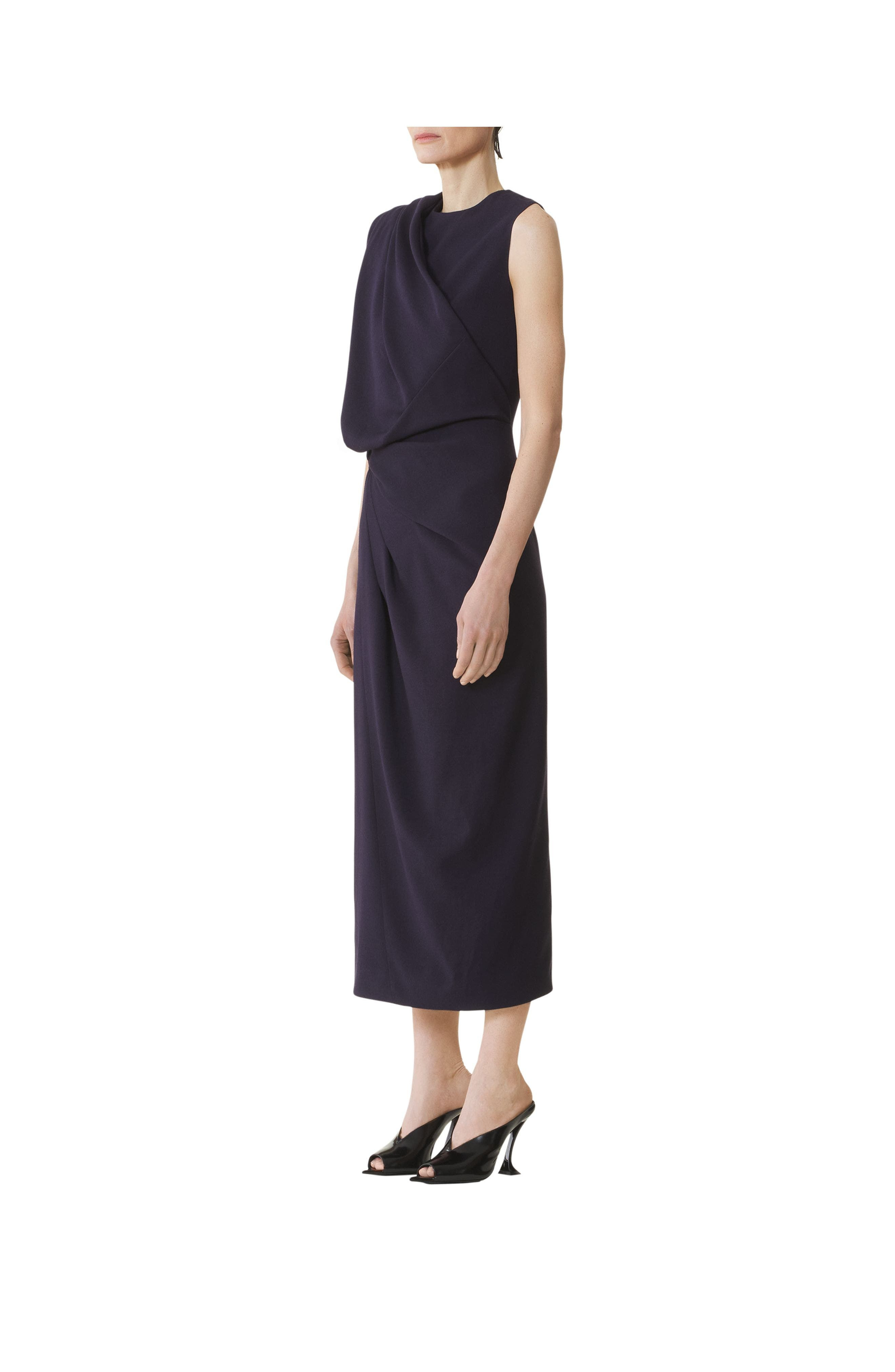 Lanvin Midi Dress In Flannel in Montana at Nordstrom - 3