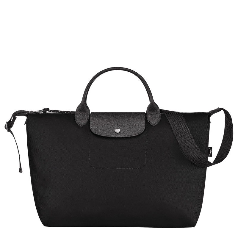 Le Pliage Energy XL Handbag Black - Recycled canvas 1
