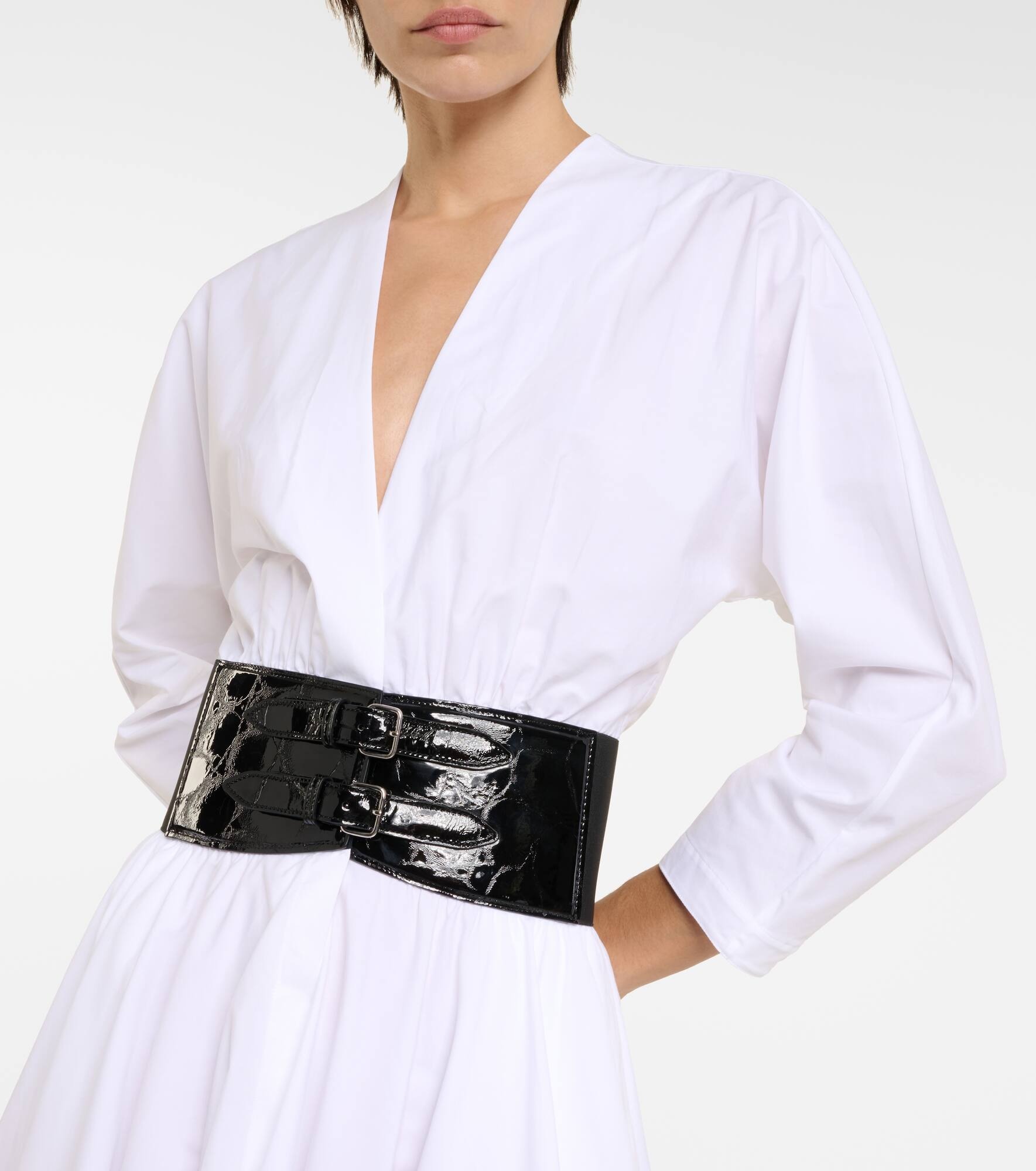 Cotton midi dress - 4