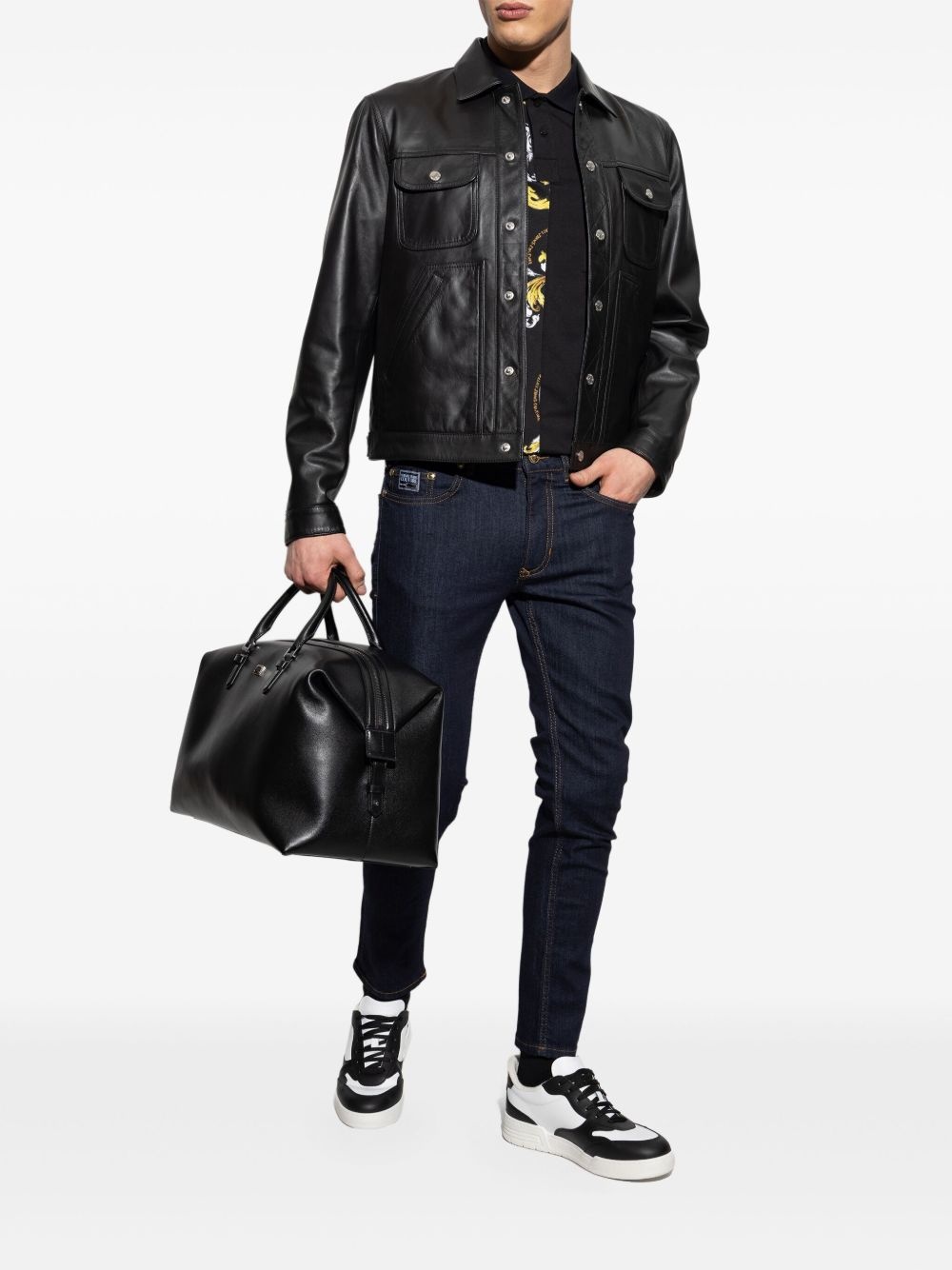 logo-patch jeans - 2